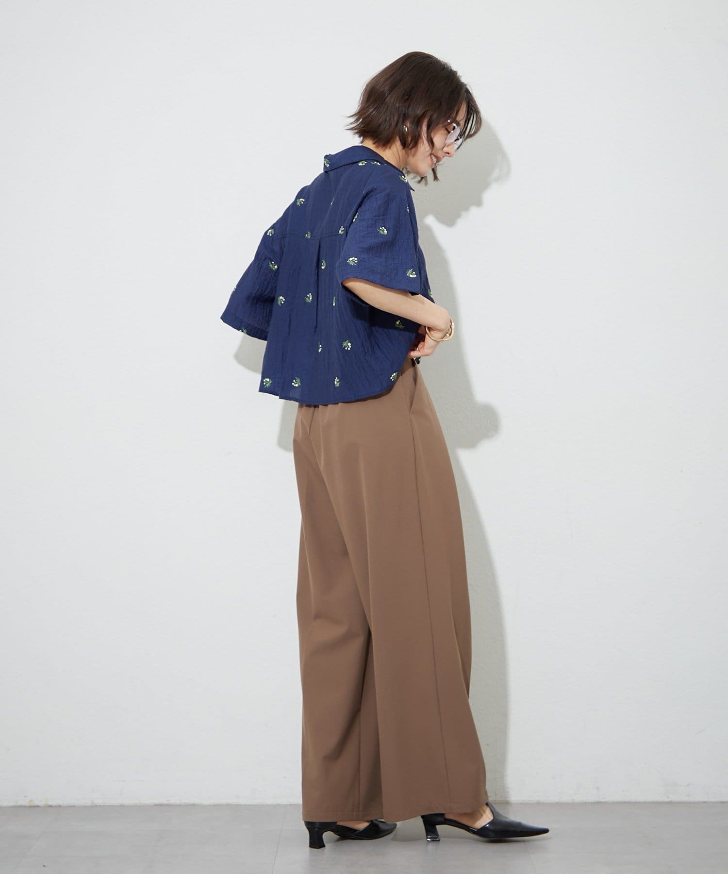 Remind me and forever(リマインドミーアンドフォーエバー) 【M/Lサイズ展開】ストレートタックパンツ