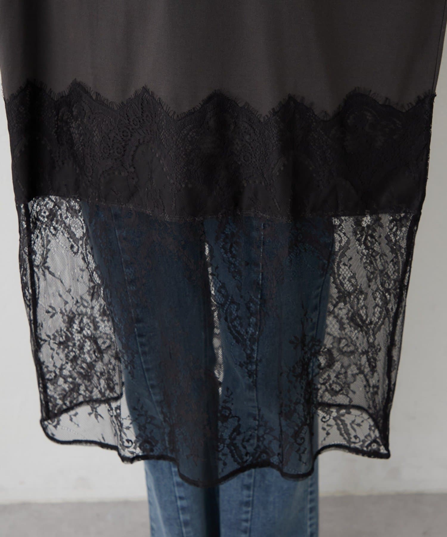 Remind me and forever(リマインドミーアンドフォーエバー) 【選べるデザイン！】裾レースロゴTシャツ