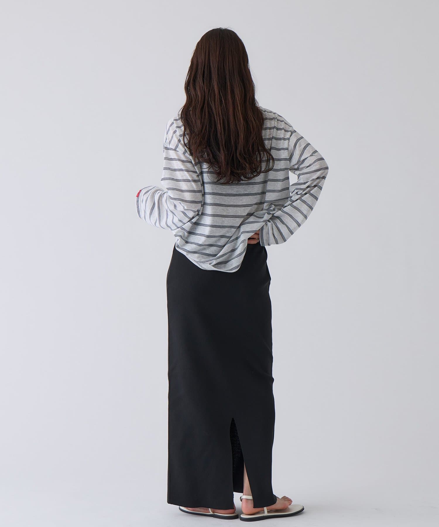 COLONY 2139(コロニー トゥーワンスリーナイン) 2WAYシアーボーダーTシャツ