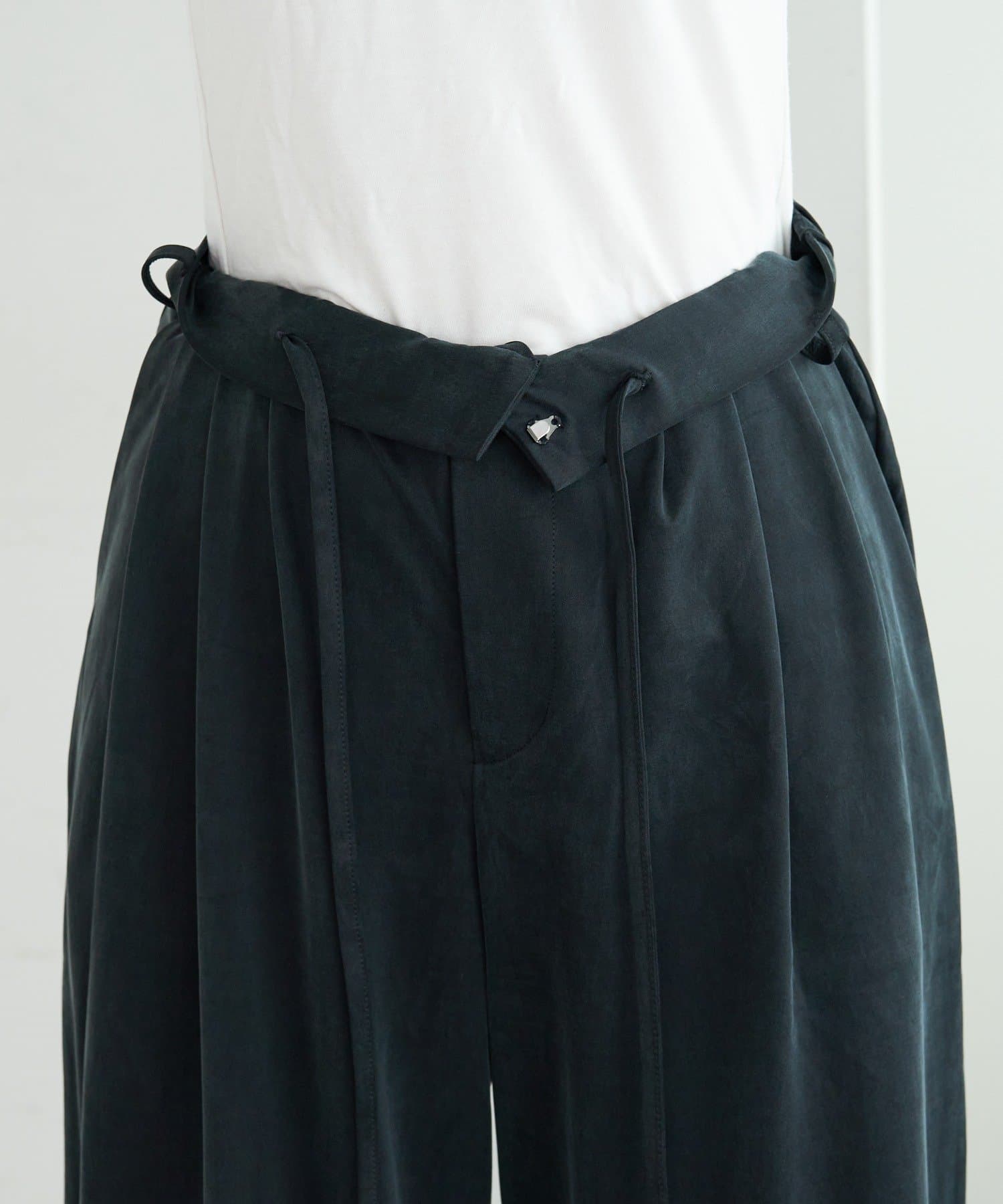 SHENERY(シーナリー) 【Her Edit】キュプラジャージータックパンツ