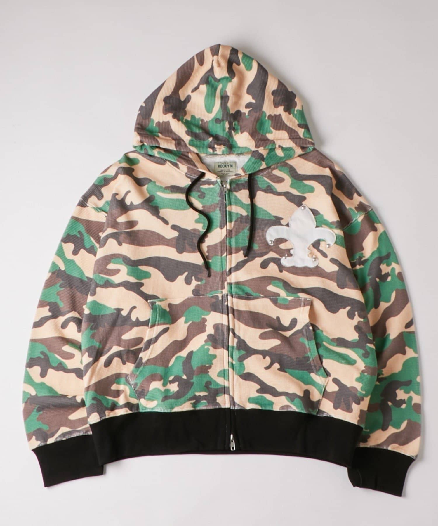 OUTLET(アウトレット) 【WHO'S WHO gallery】KOOKY''Nスタッズジップパーカー