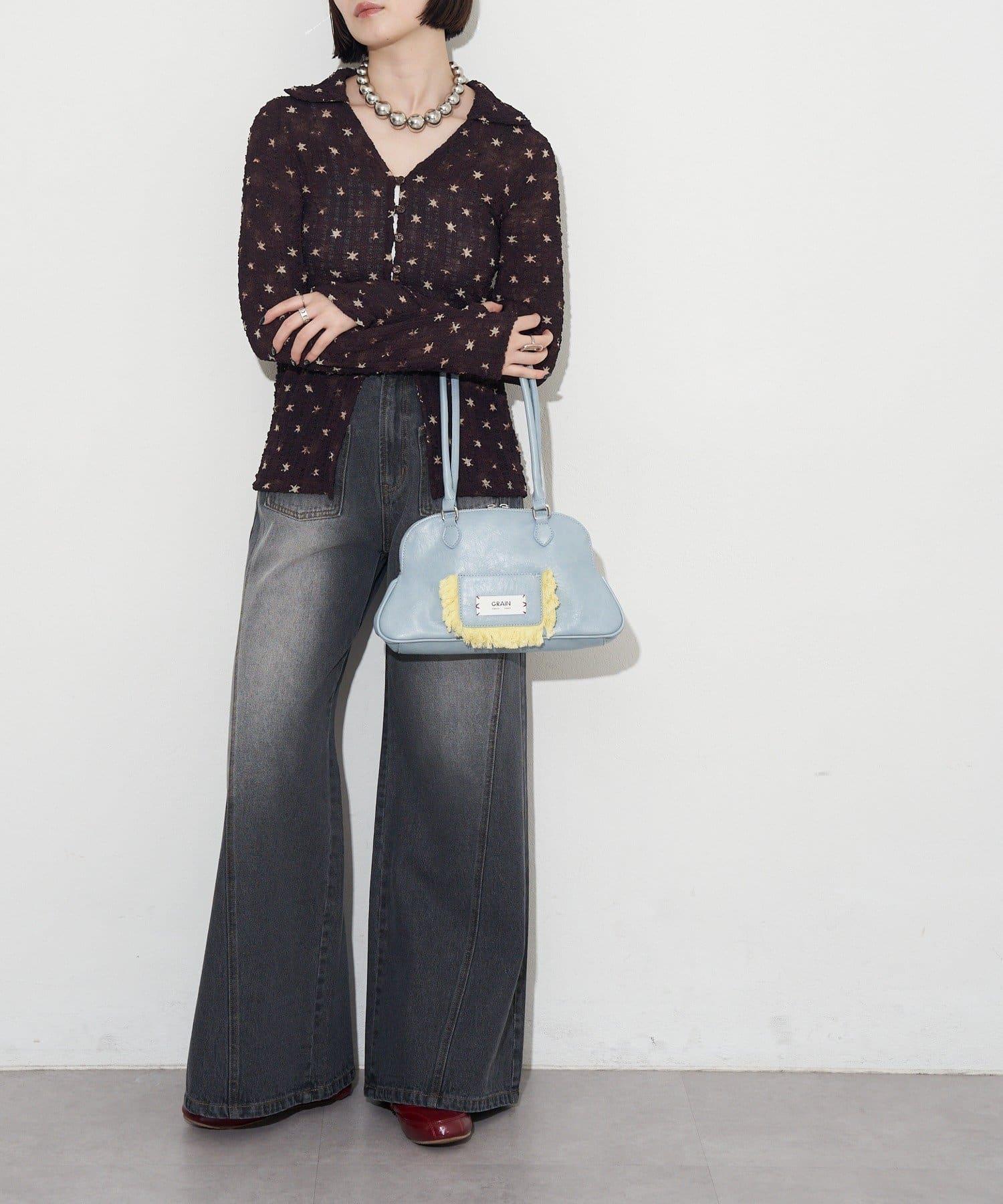 OUTLET(アウトレット) 【Ciaopanic】フリンジ変形トートバッグ