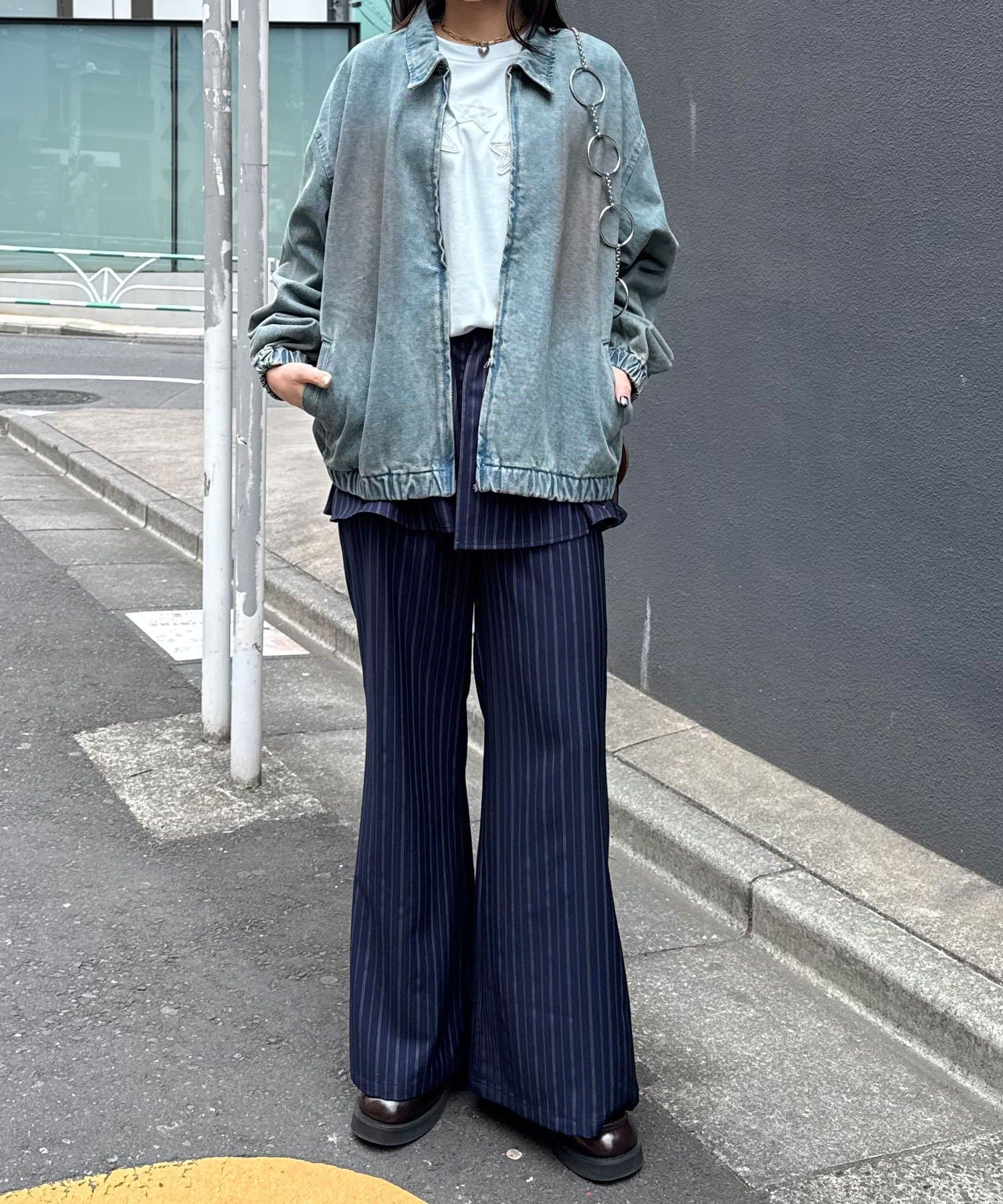 OUTLET(アウトレット) 【Ciaopanic】フェードデニムスウィングトップ