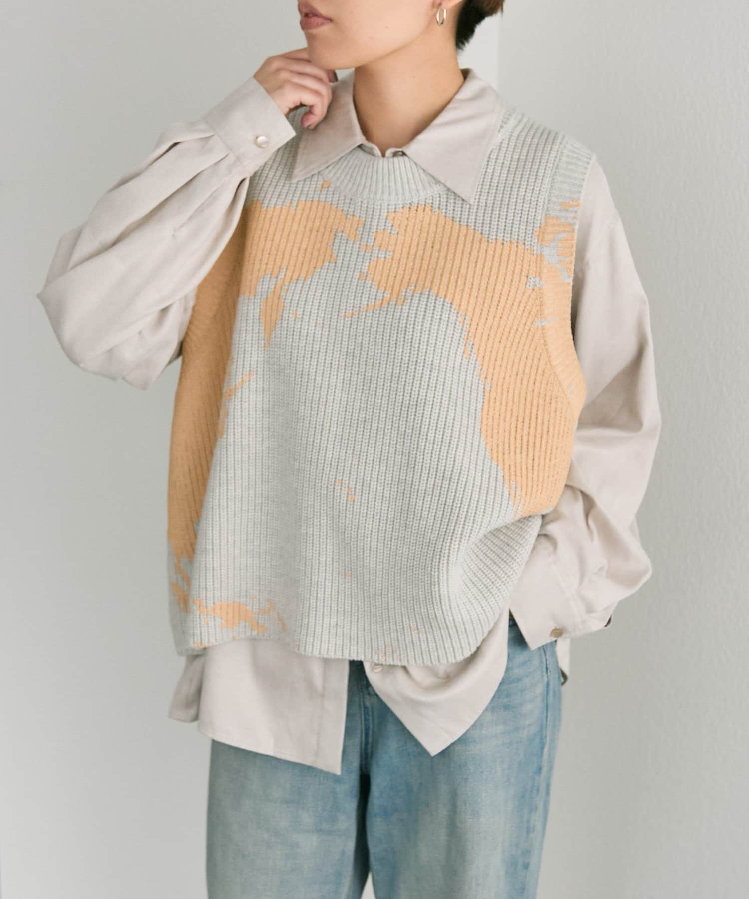 OUTLET(アウトレット) 【ear PAPILLONNER】ペイントベスト【SUM1 STYLE】