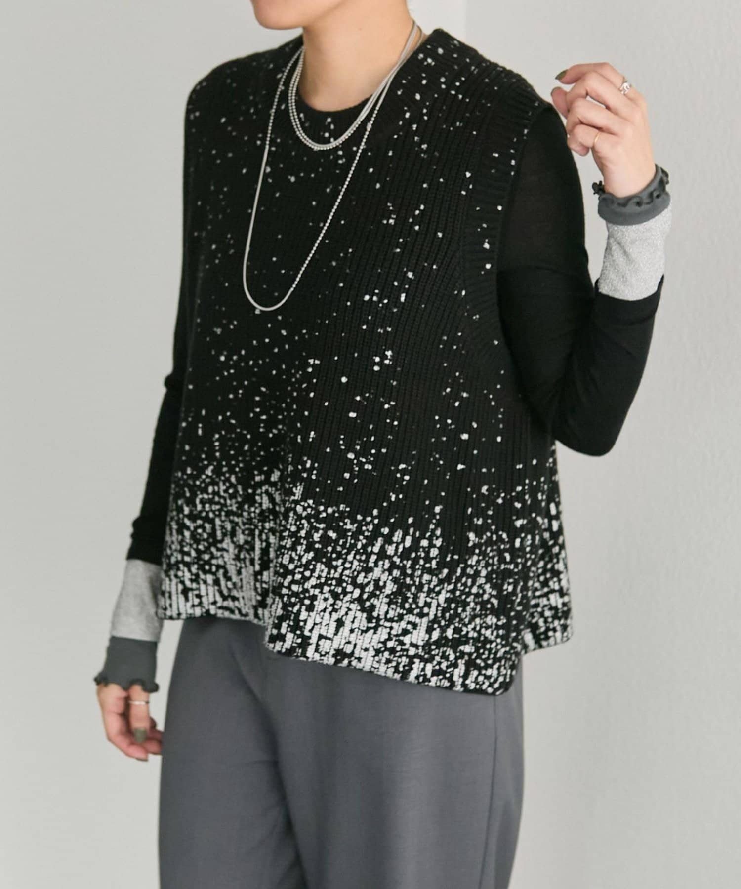 OUTLET(アウトレット) 【ear PAPILLONNER】ペイントベスト【SUM1 STYLE】