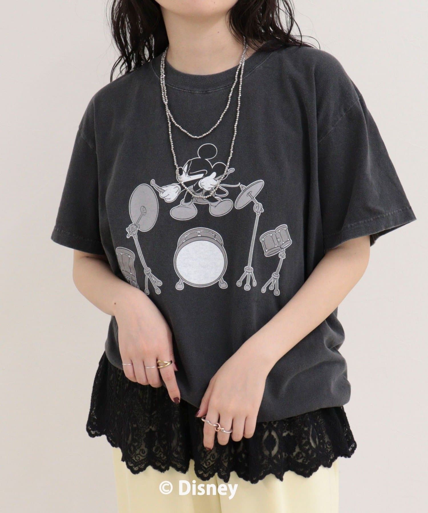 FREDY & GLOSTER(フレディ アンド グロスター) 【GOOD ROCK SPEED】MICKEYドラム半袖Tシャツ