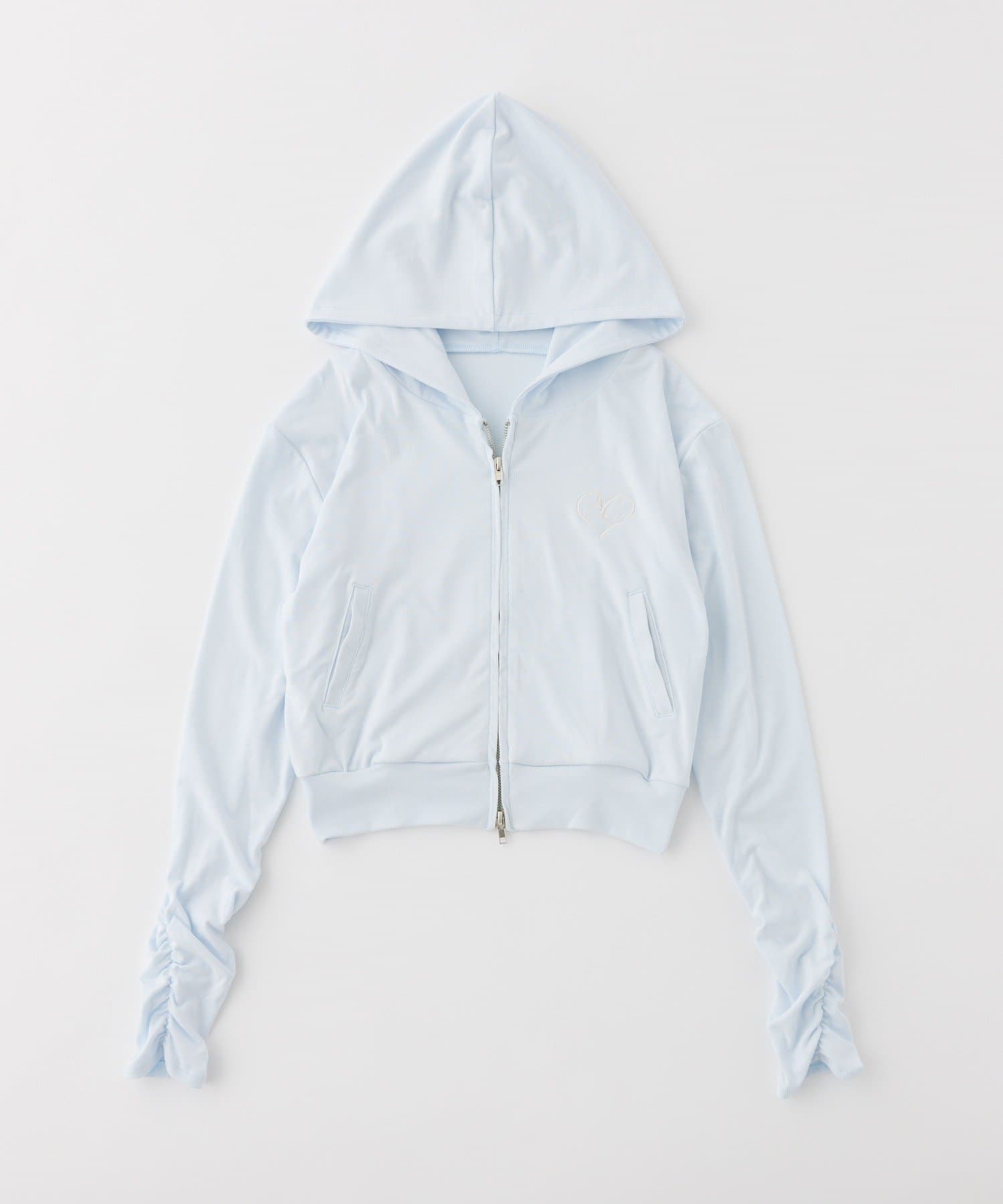 one after another NICE CLAUP(ワンアフターアナザー ナイスクラップ) 【UVカット】ロゴ刺繡パーカー