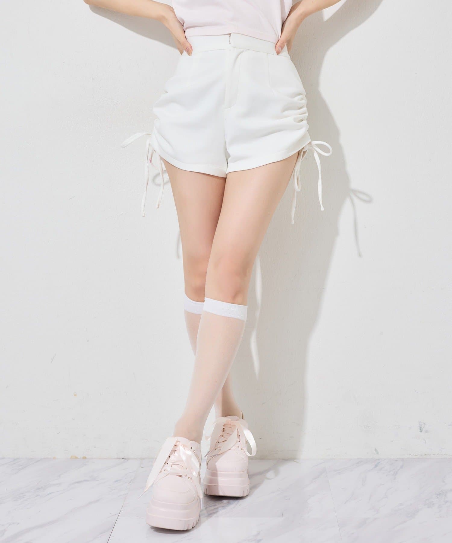 サイドドロストショートパンツ | one after another NICE CLAUP(ワン