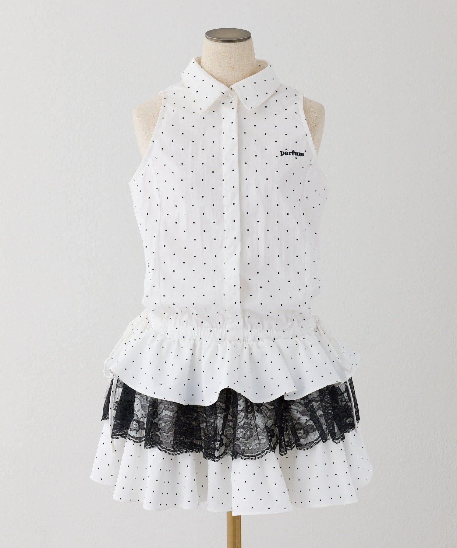 one after another NICE CLAUP(ワンアフターアナザー ナイスクラップ) アメスリティアードシャツワンピース