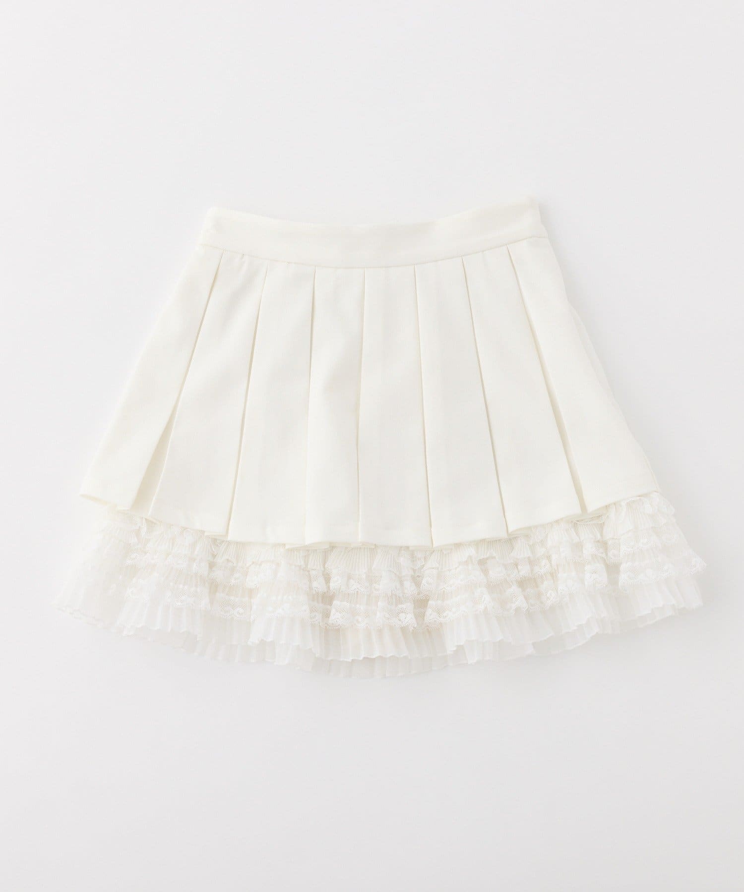 one after another NICE CLAUP(ワンアフターアナザー ナイスクラップ) ドッキングプリーツミニスカート