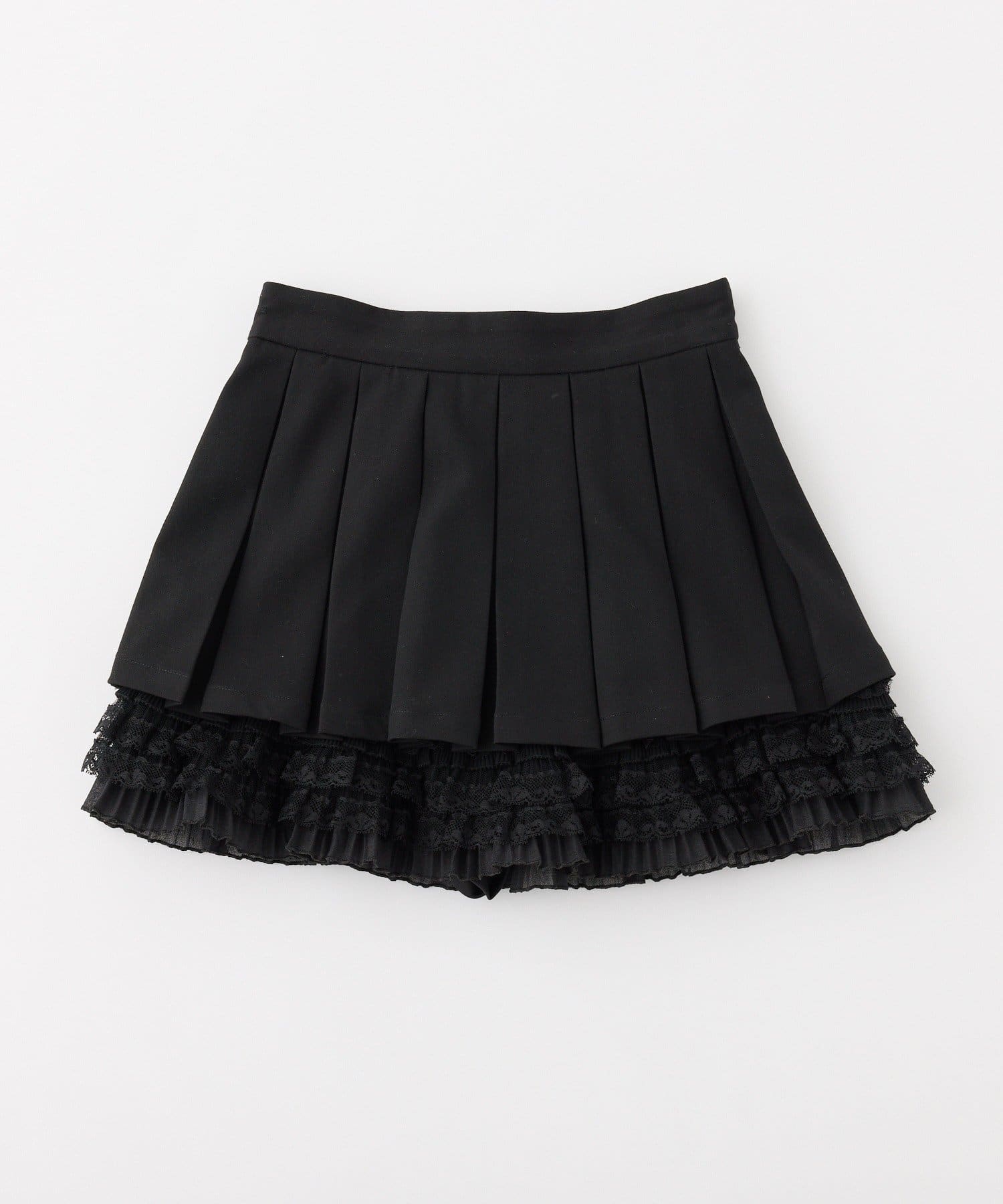 one after another NICE CLAUP(ワンアフターアナザー ナイスクラップ) ドッキングプリーツミニスカート