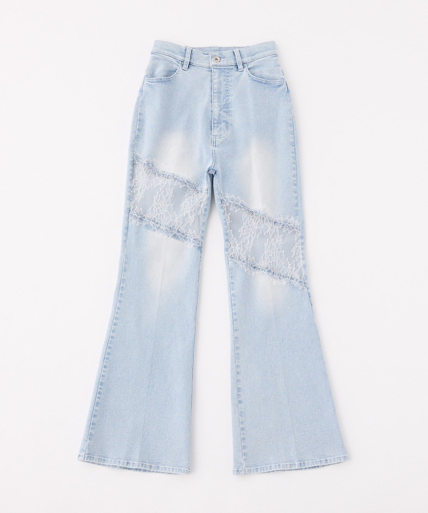 one after another NICE CLAUP(ワンアフターアナザー ナイスクラップ) 【Lace Collection】レースデザインデニム