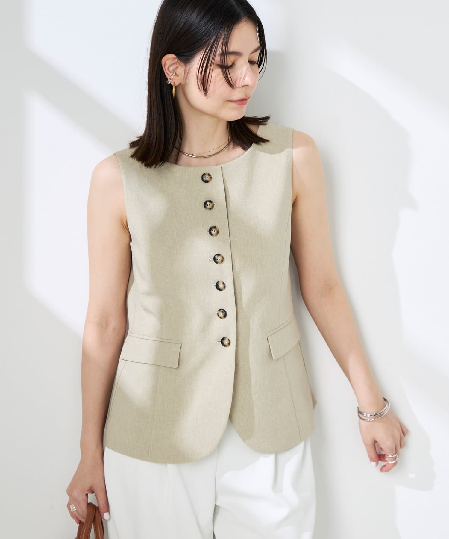 NOLLEY'S(ノーリーズ) 《セットアップ対応》ウォッシャブルドライシャンタンジレ
