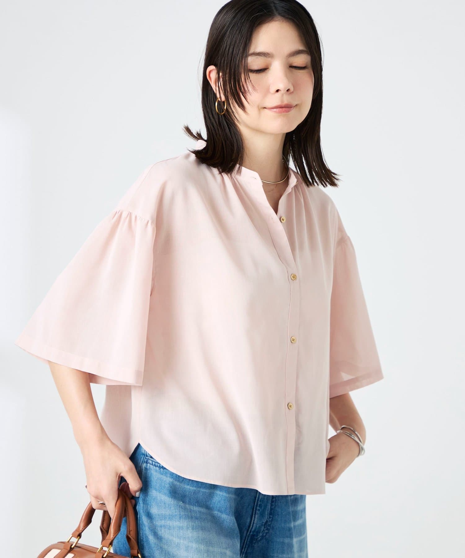 NOLLEY'S(ノーリーズ) ウォッシャブル袖2ＷAYシアーボイルブラウス