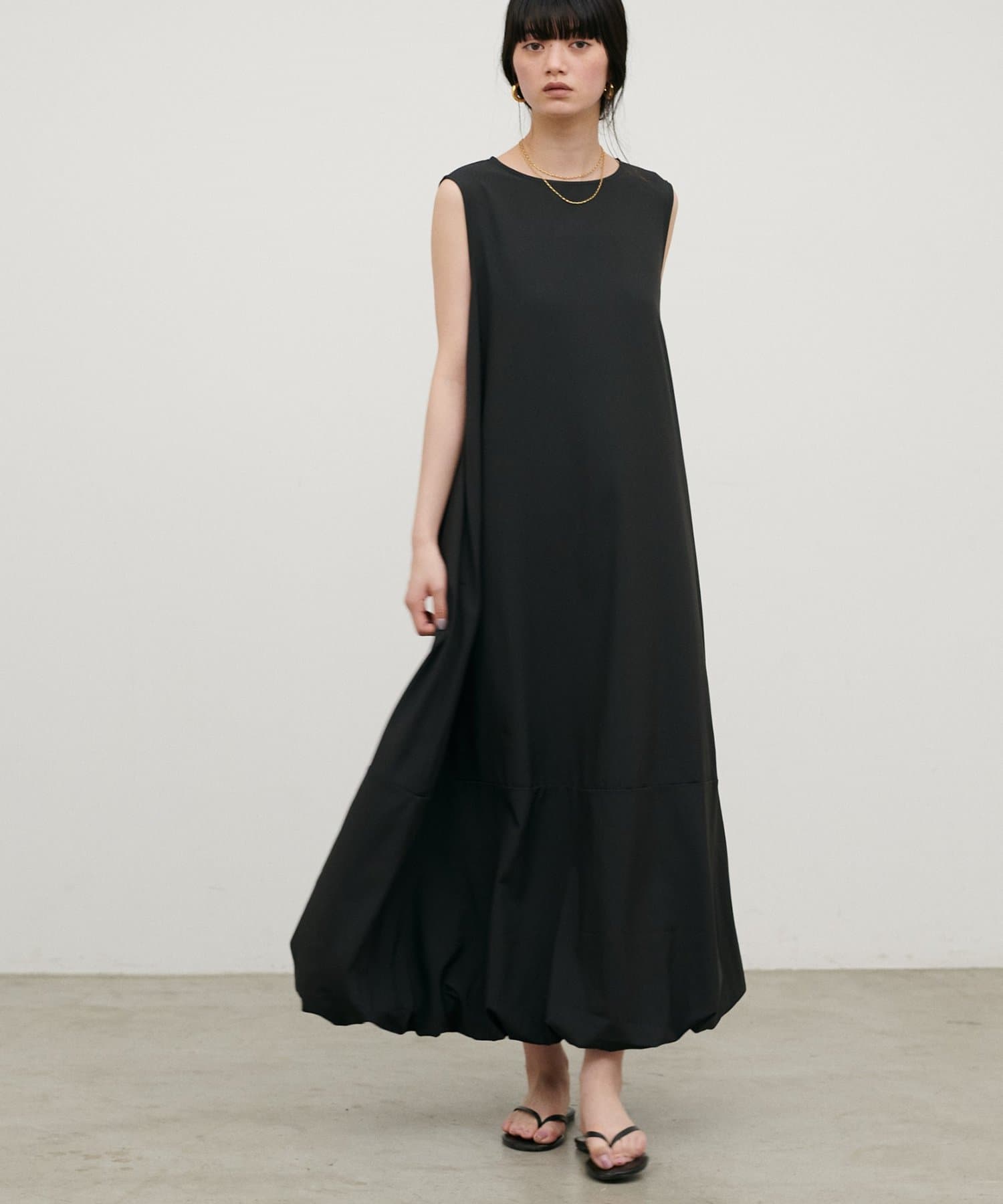 LARUTA(ラルータ) ノースリーブバルーンワンピース