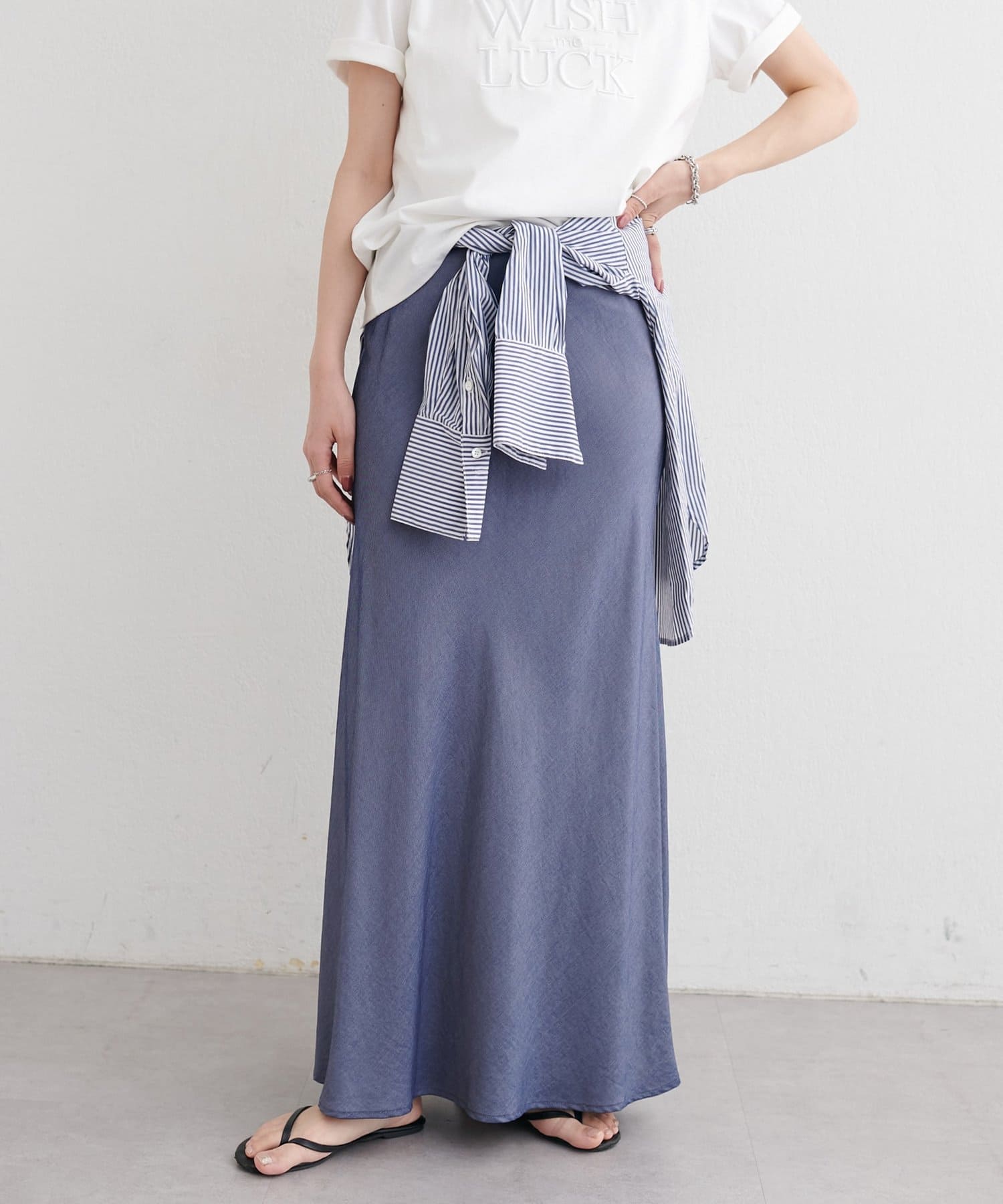 LARUTA(ラルータ) シャンブレースカート