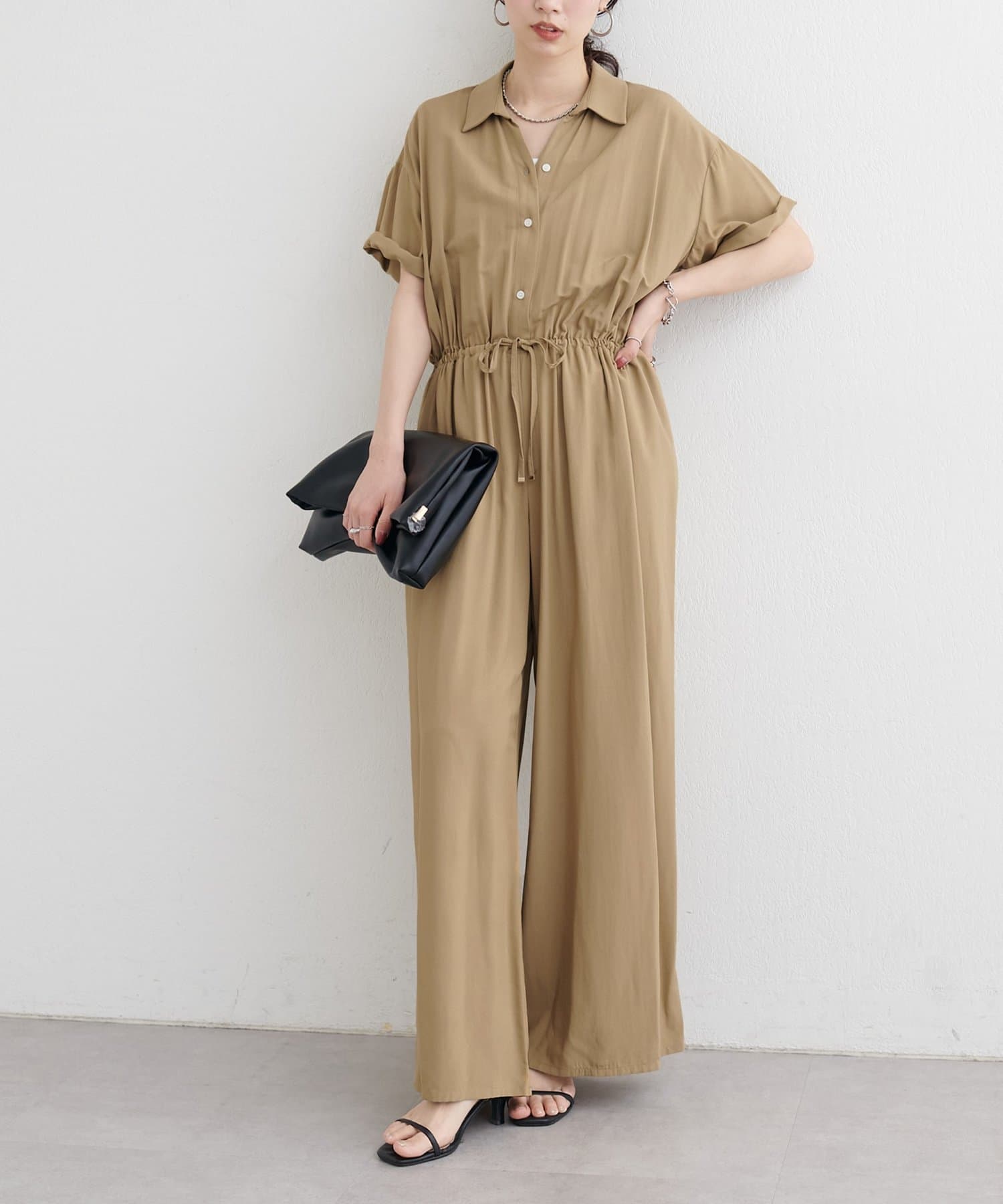 LARUTA(ラルータ) 開襟オールインワン