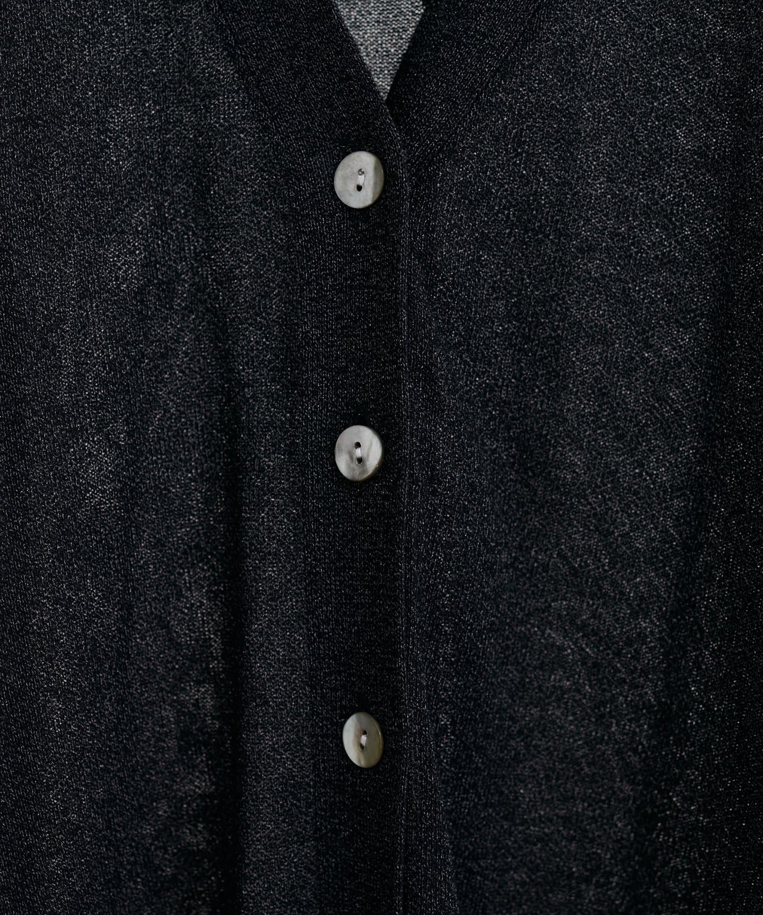 LARUTA(ラルータ) ラメドルマンスリットニットカーディガン