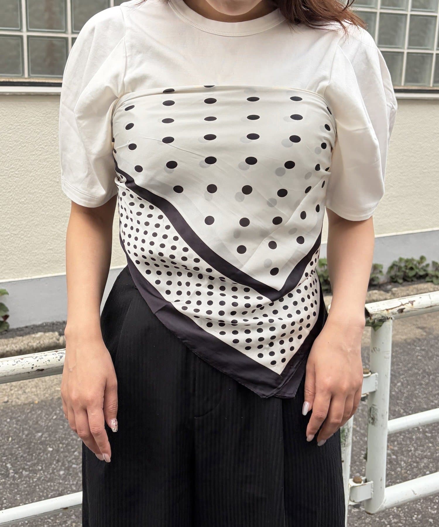 Lattice(ラティス) レトロドットスカーフ
