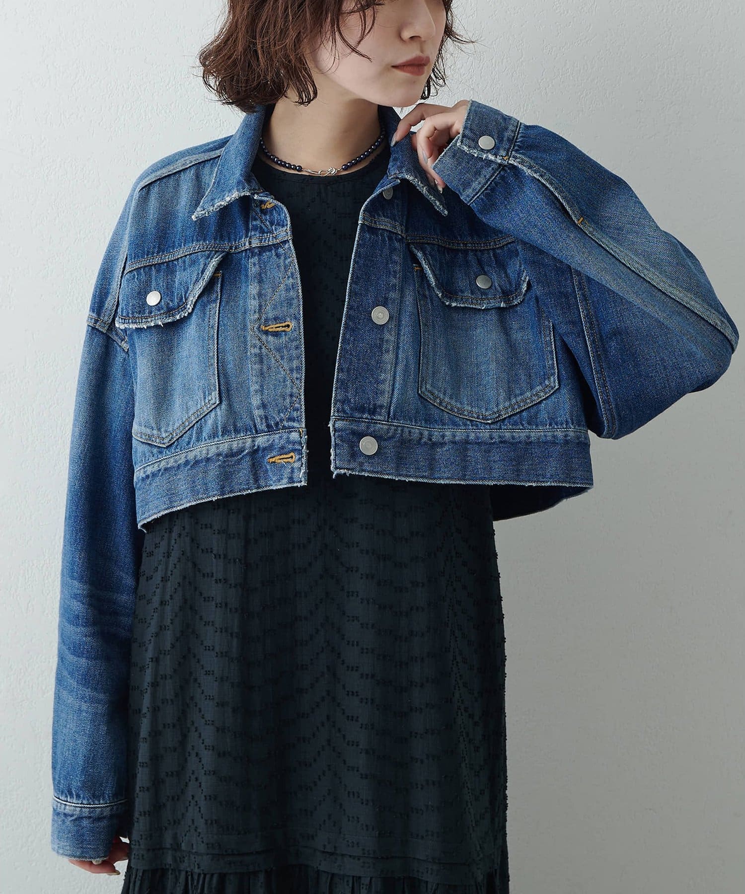 Whim Gazette(ウィム ガゼット) デニムボレロGジャン