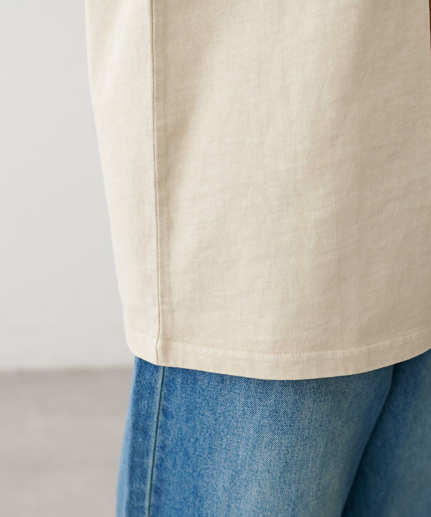 DISCOAT(ディスコート) 【Enlude】ピグメントカラーロゴT《ユニセックス》