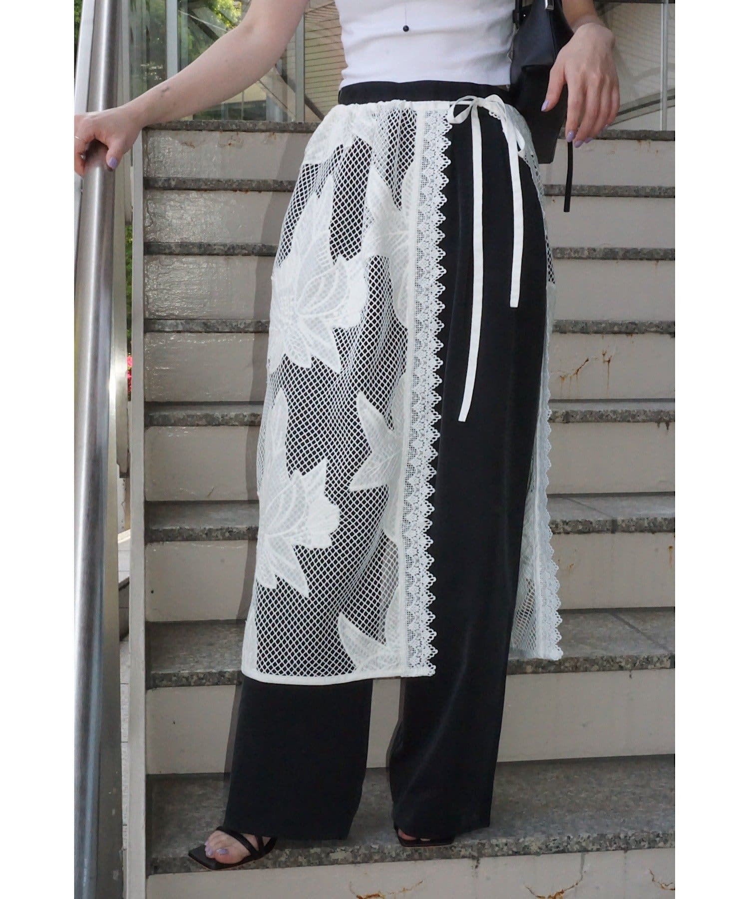 SHENERY(シーナリー) 【Her Edit】レースラップスカート