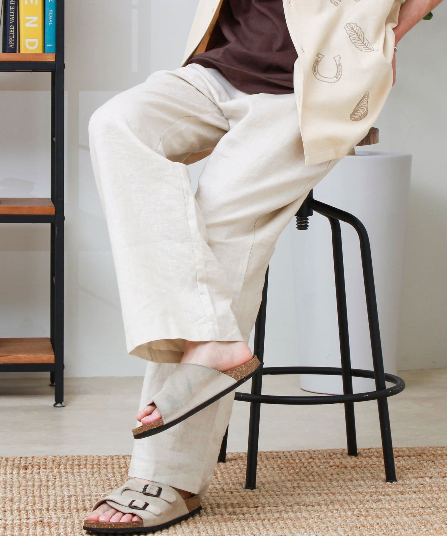 FREDY & GLOSTER(フレディ アンド グロスター) 【GEVACO/ゲバコ】コットンリネンイージーパンツ