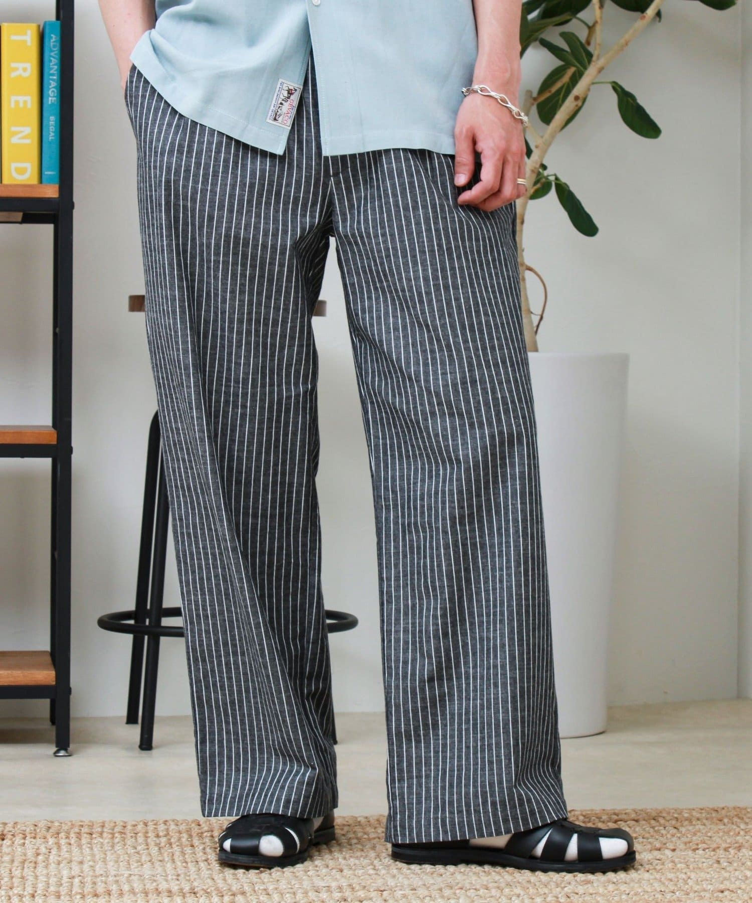 FREDY & GLOSTER(フレディ アンド グロスター) 【GEVACO/ゲバコ】コットンリネンイージーパンツ