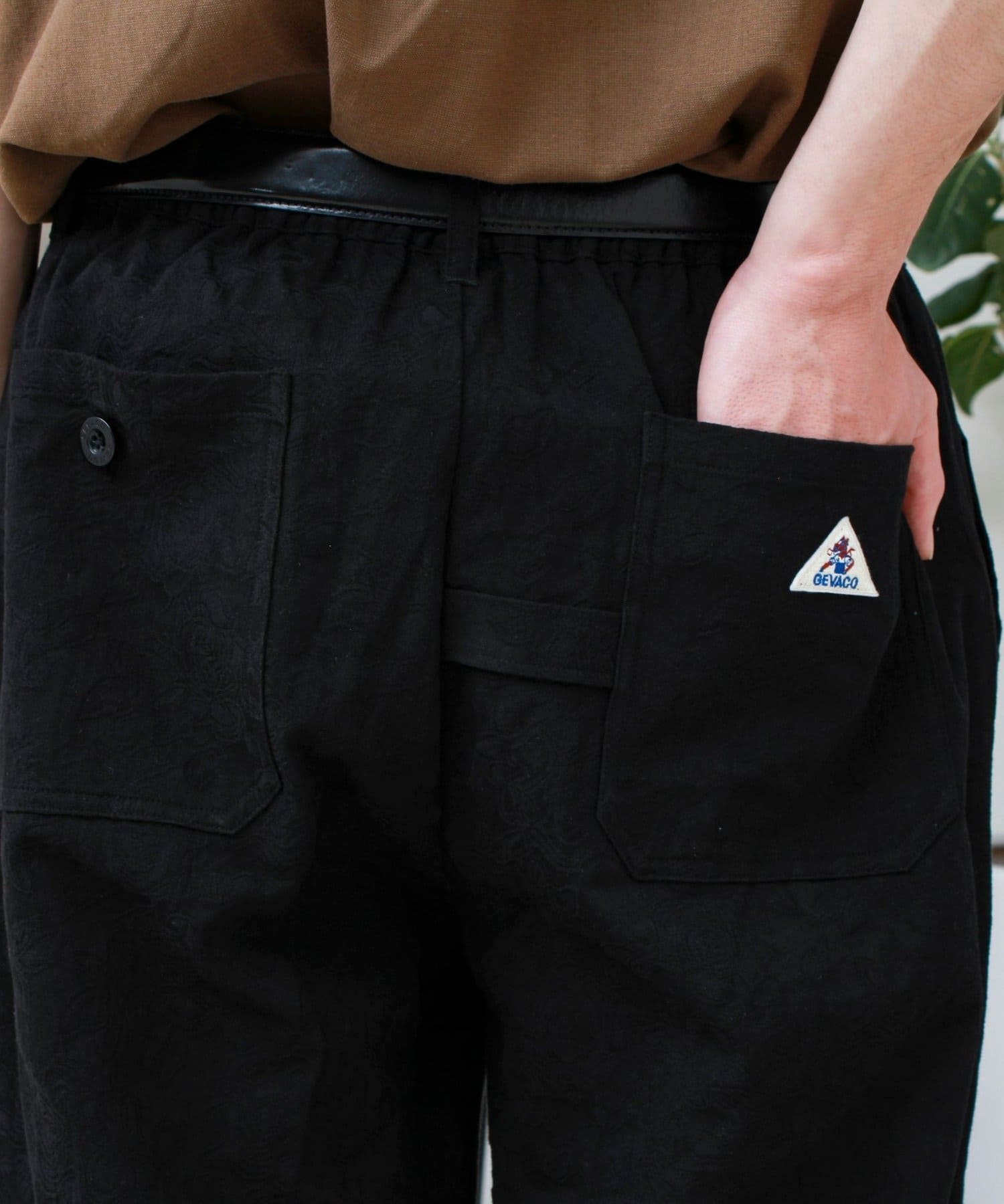 FREDY & GLOSTER(フレディ アンド グロスター) 【GEVACO/ゲバコ】コットンリネンイージーパンツ