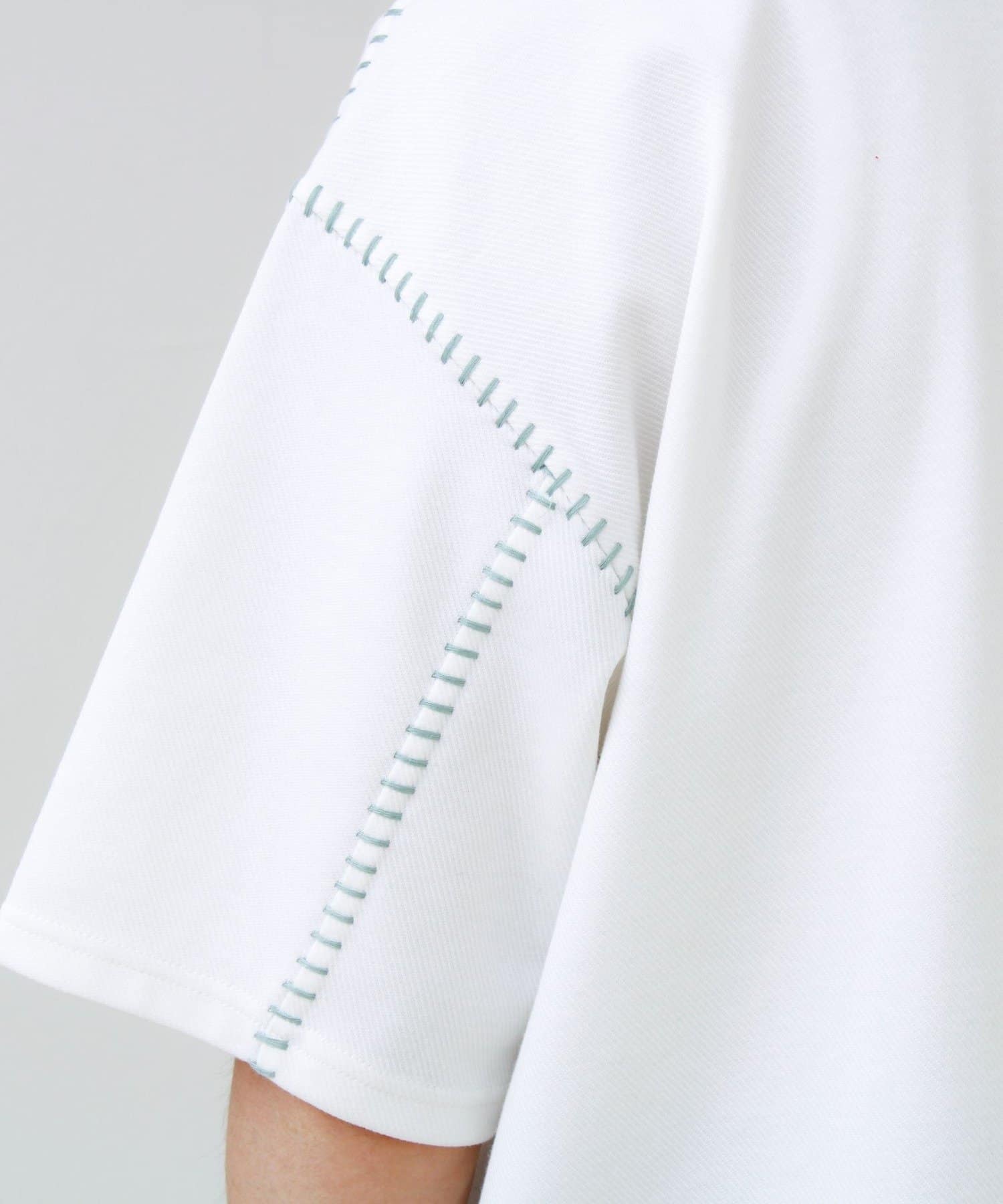 FREDY & GLOSTER(フレディ アンド グロスター) 【セットアップ対応】カルゼラダーステッチ クルーネックTシャツ