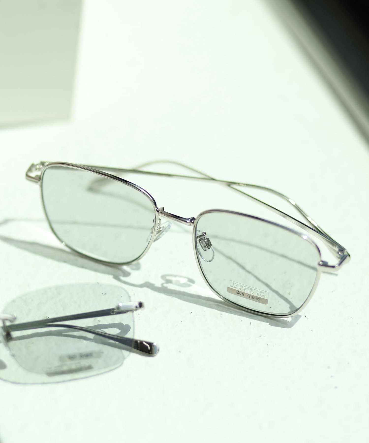 NOLLEY'S(ノーリーズ) スクエアメタルフレームサングラス