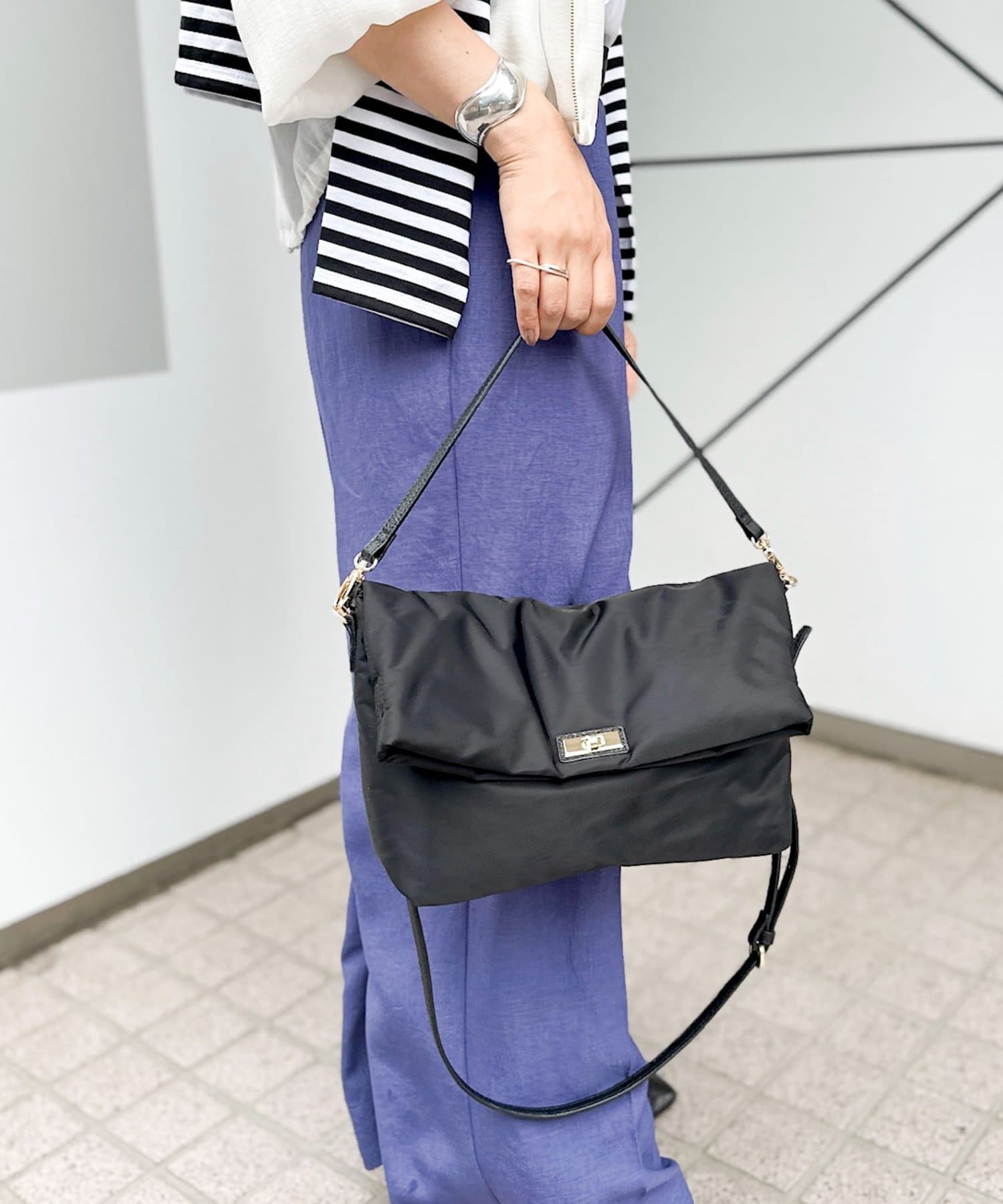 NOLLEY'S(ノーリーズ) HINERIナイロン2WAYミニショルダーバッグ