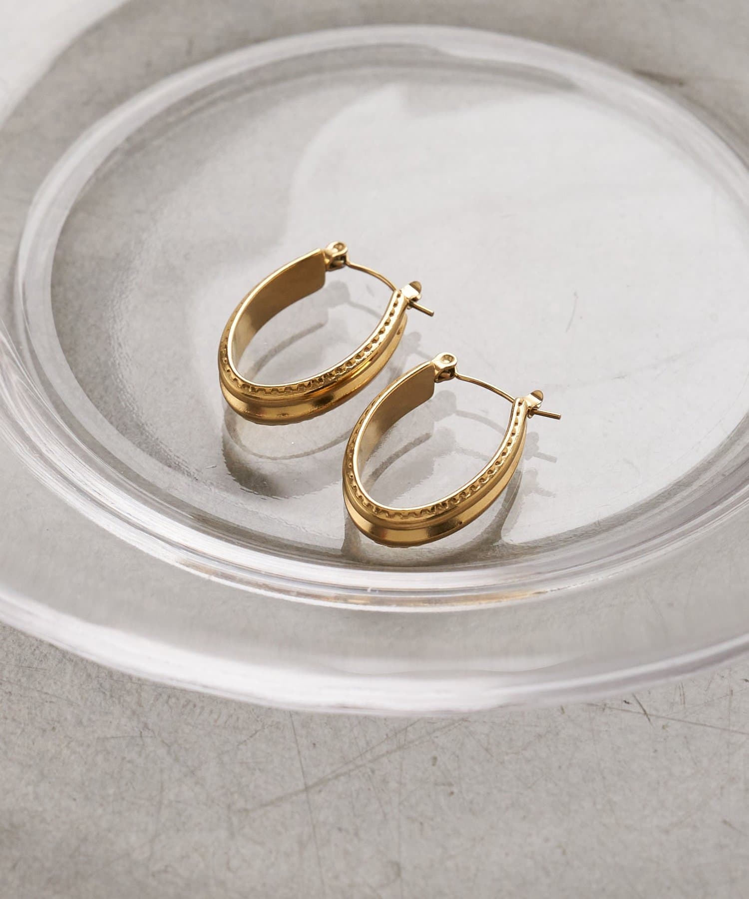 Lattice(ラティス) ＜ステンレス＞フープピアス