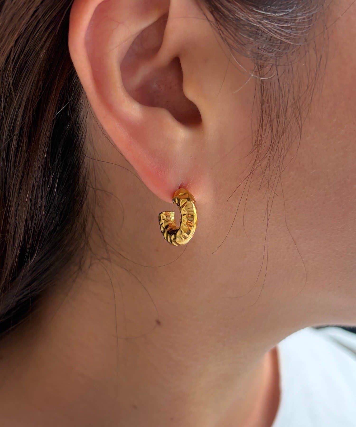 Lattice(ラティス) ＜ステンレス＞フープピアス