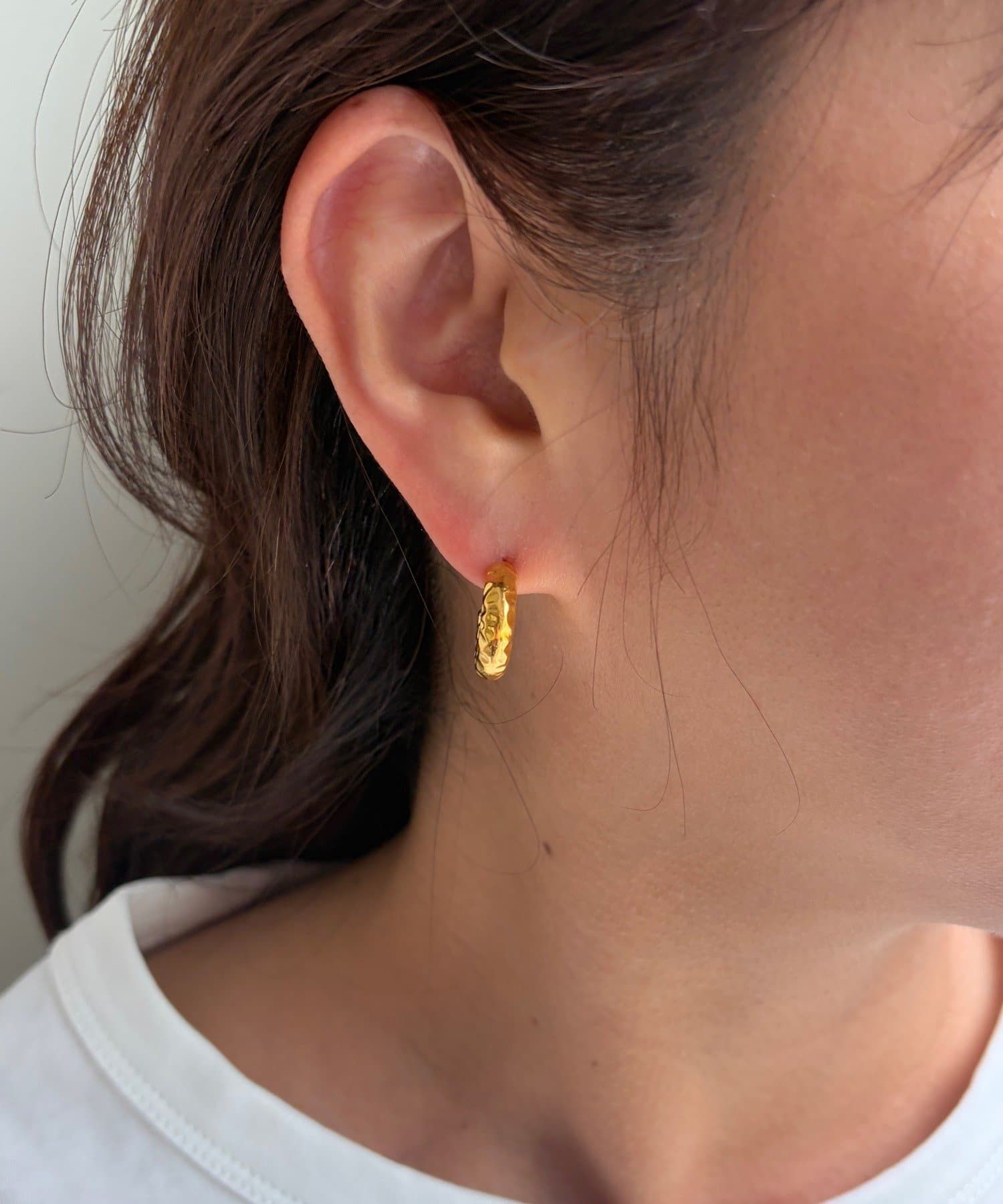 Lattice(ラティス) ＜ステンレス＞フープピアス