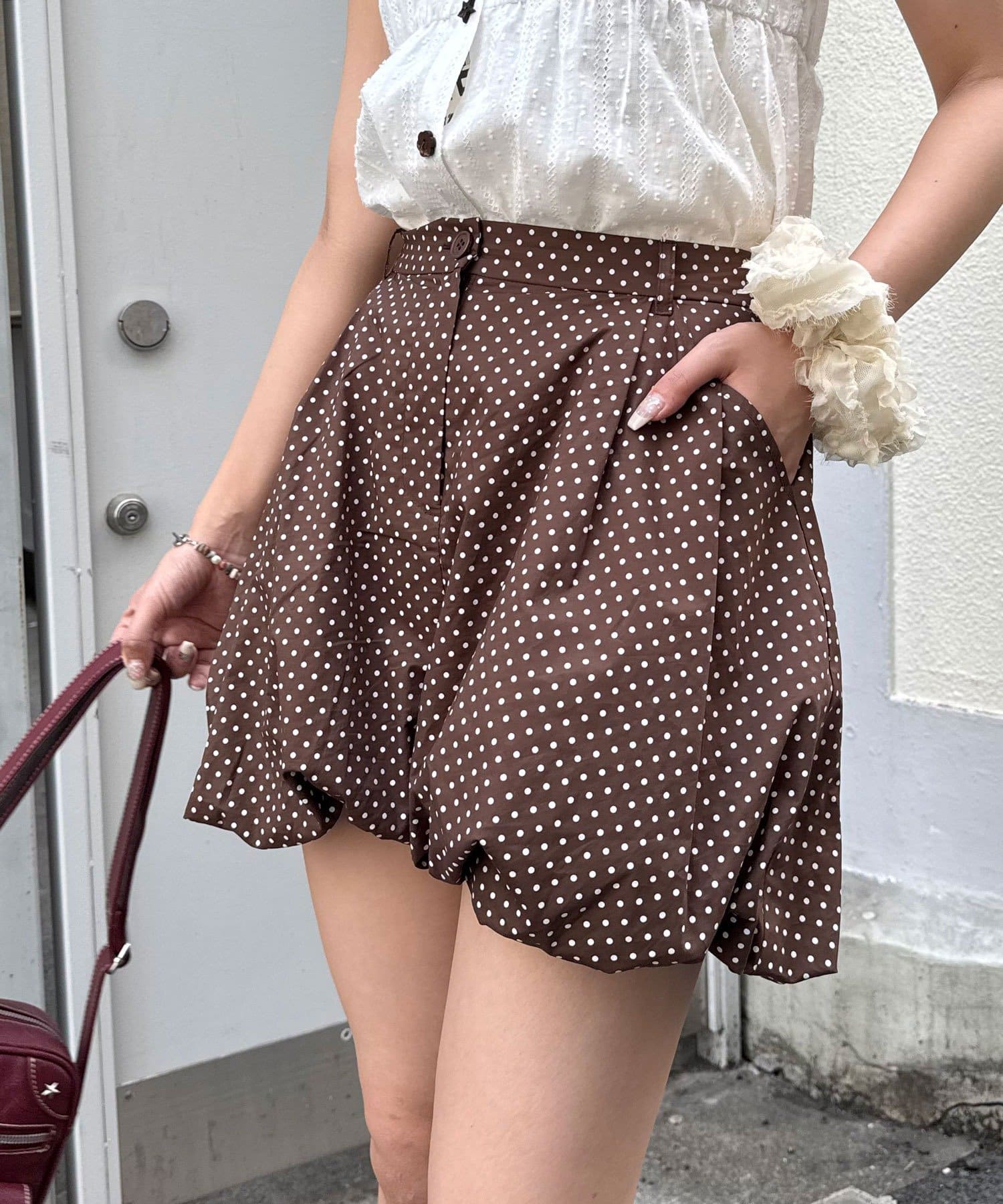 CIAOPANIC(チャオパニック) バルーンドットショートパンツ