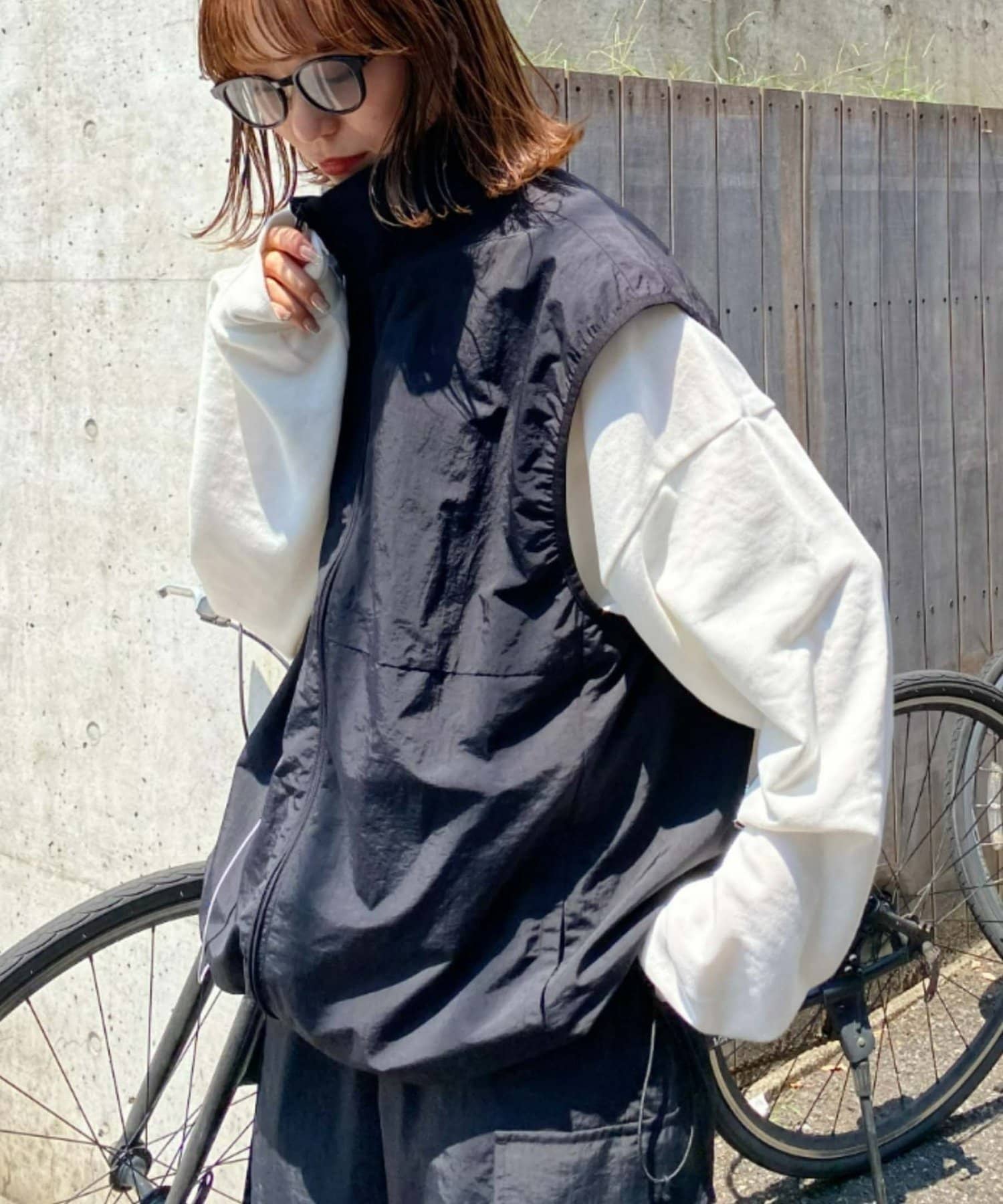 CIAOPANIC TYPY(チャオパニックティピー) 【WEB限定】【ユニセックス】撥水ドロストナイロンベスト