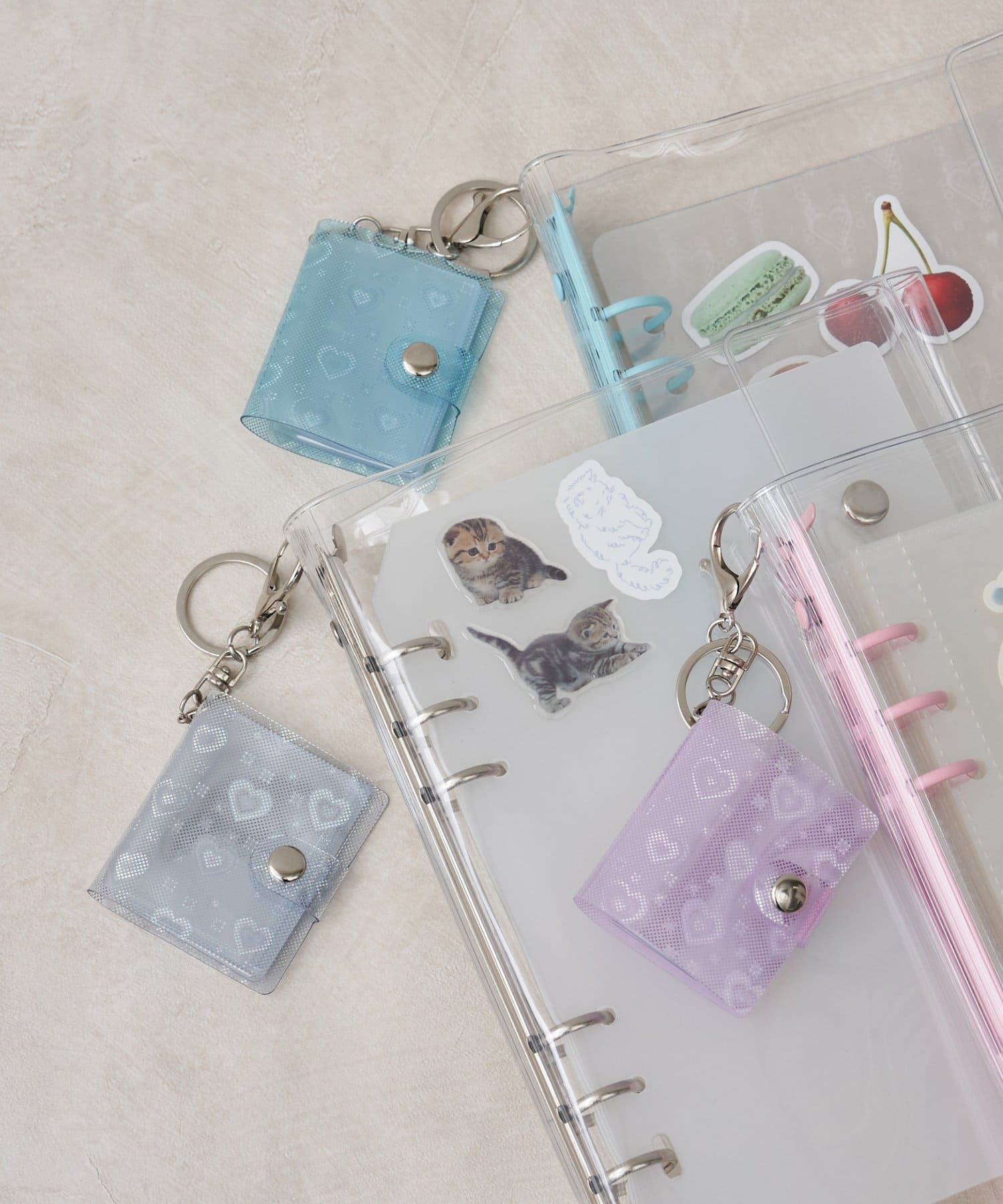 Lattice(ラティス) 【WEB先行販売】ハートホログラム手帳ミニチャーム