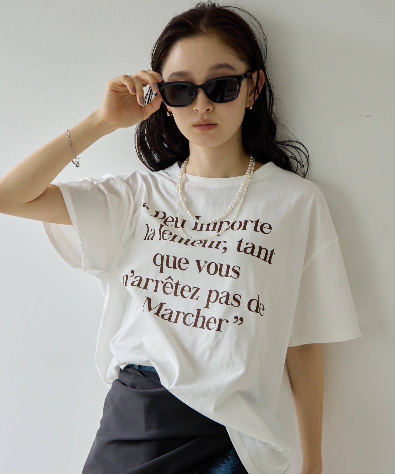 DISCOAT(ディスコート) 【Noka】BIGロゴTシャツ