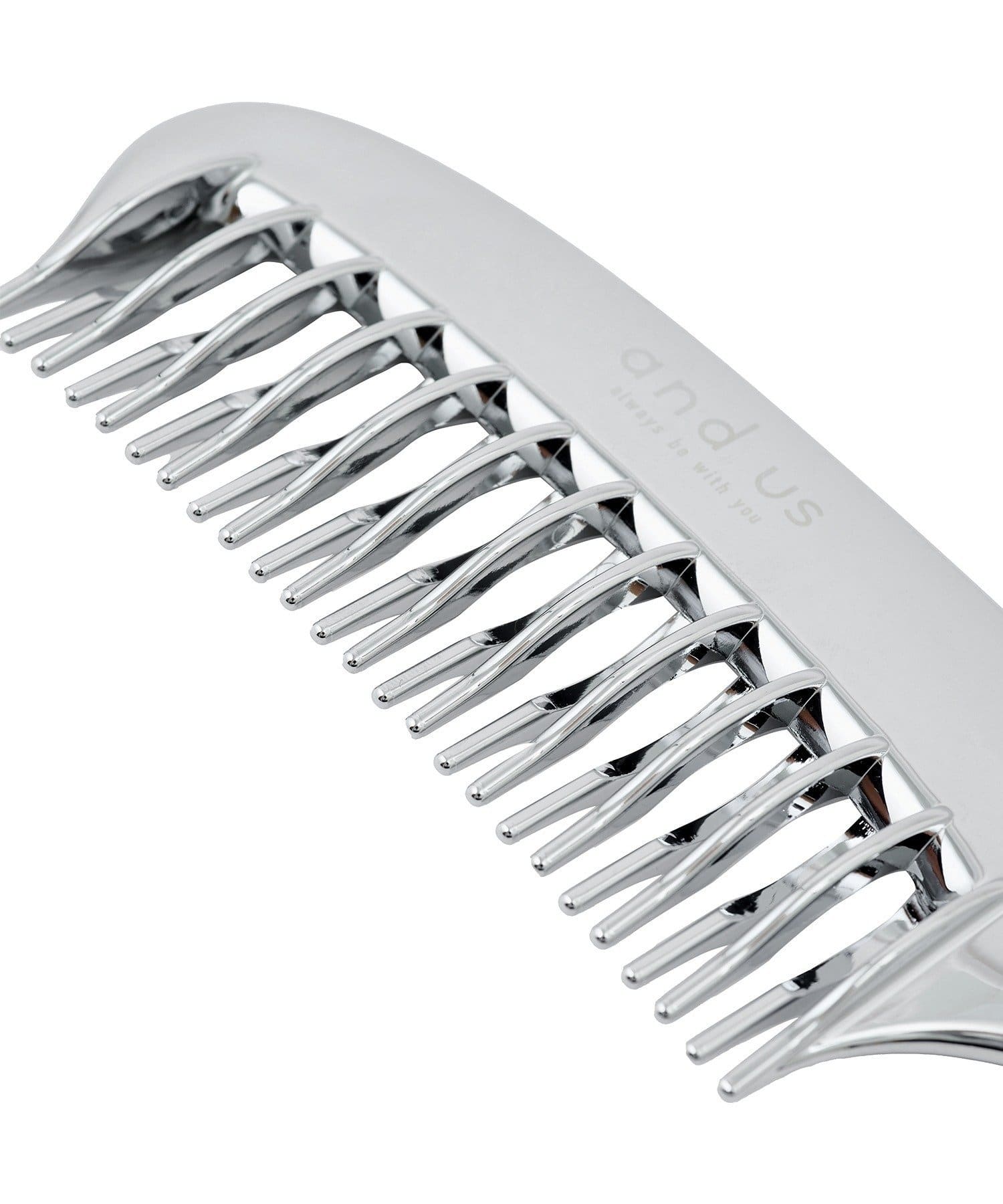 3COINS(スリーコインズ) メタルトリートメントコーム／and us