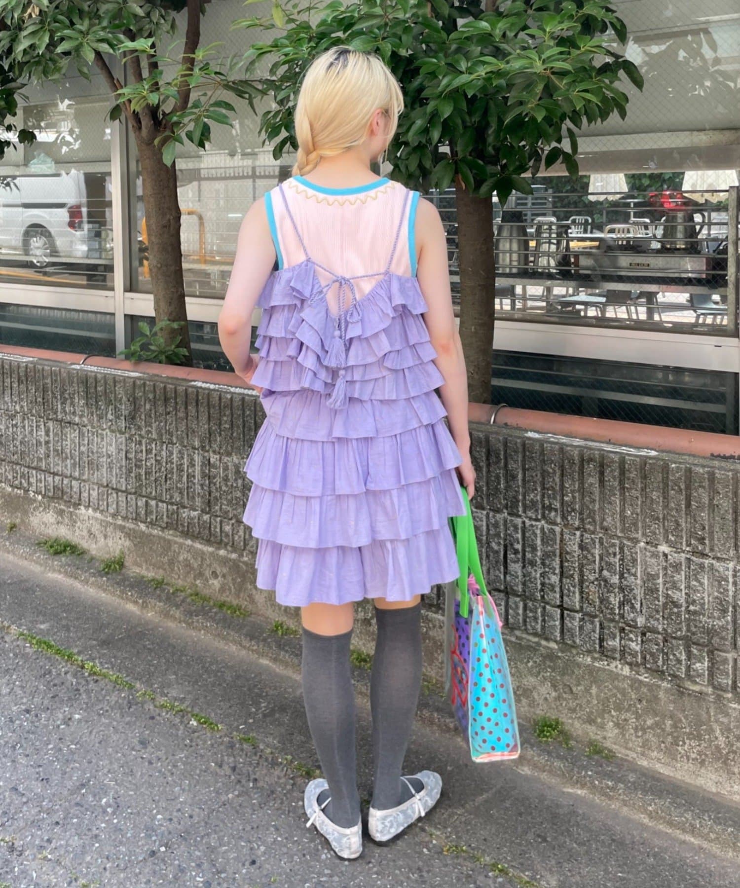 CIAOPANIC TYPY(チャオパニックティピー) 【HELLO.SANFRANCISCO/ハローサンフランシスコ】ロゴプリントうねうねリブタンク PAL CLOSET Rakuten Fashion &mall