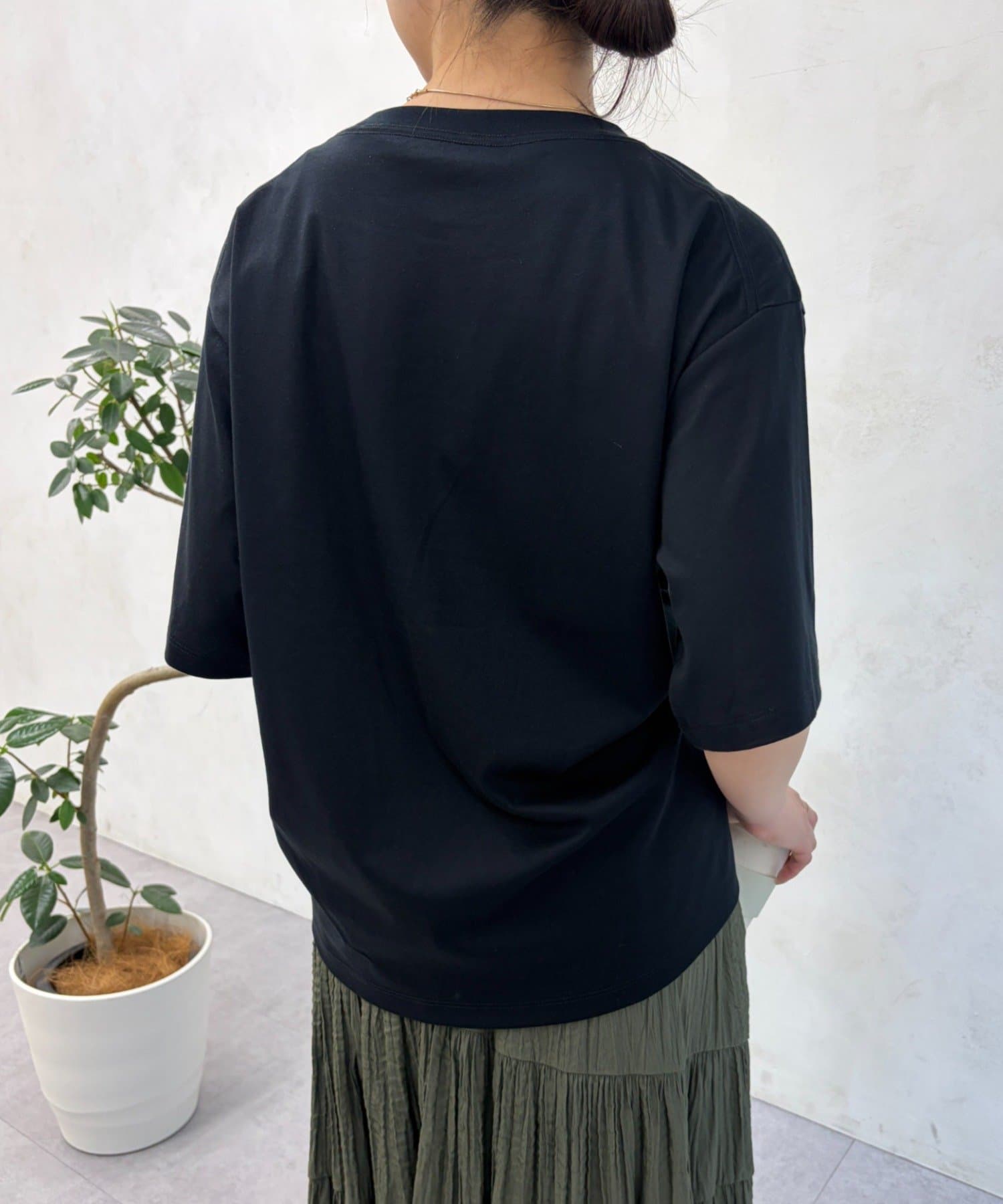 Jena　espace merveilleux(ジェナ　エスパスメルヴェイユ) 〈7/17インスタライブご紹介アイテム〉ロゴスムースTシャツ