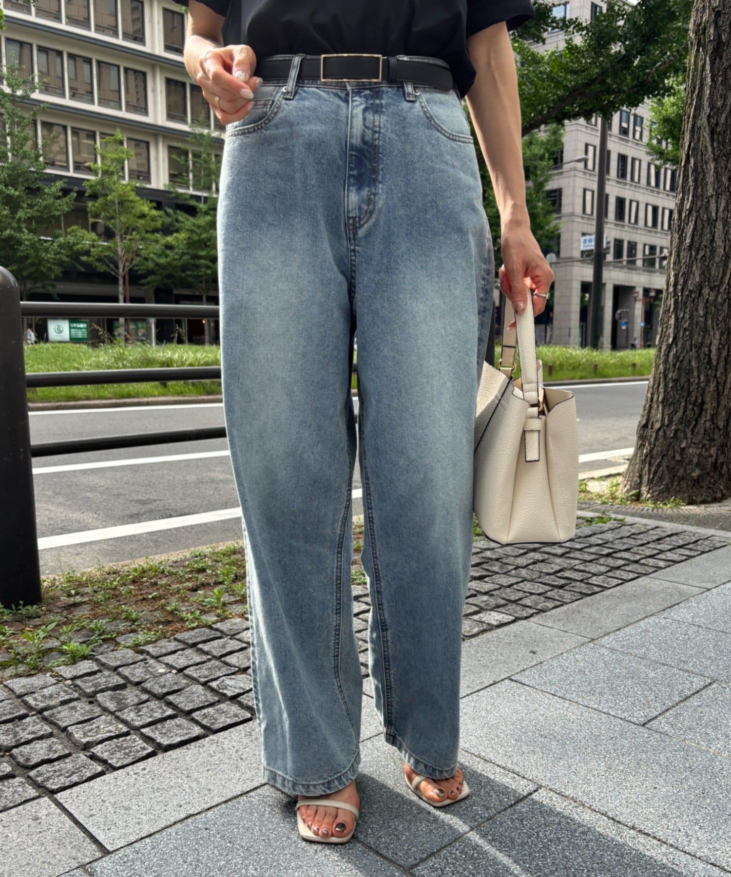 Jena　espace merveilleux(ジェナ　エスパスメルヴェイユ) 冷感デニムパンツ