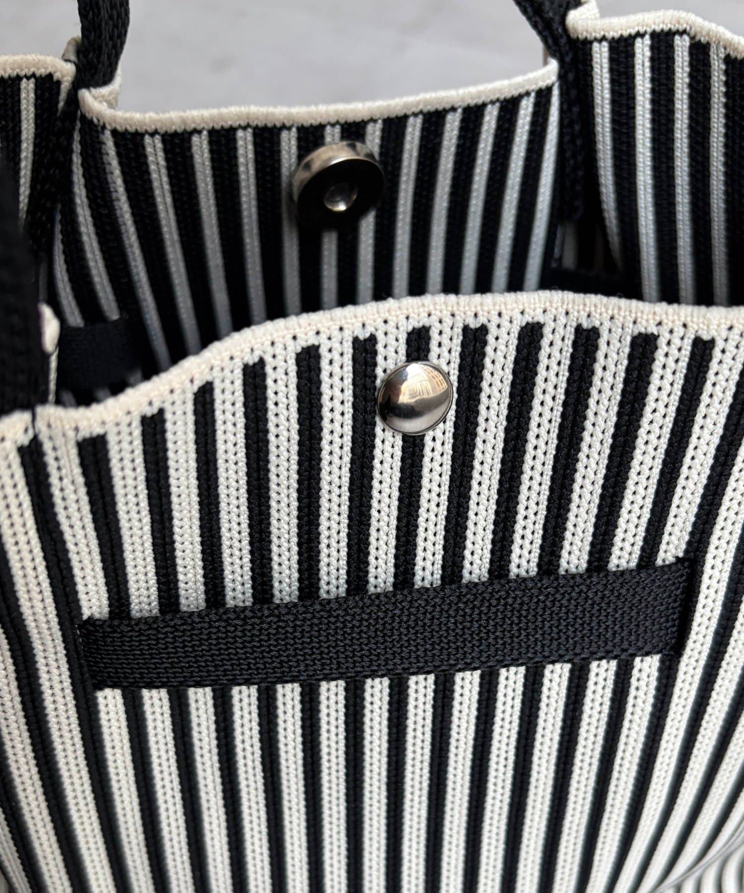 Chez toi(シェトワ) ストライプミニトートBAG