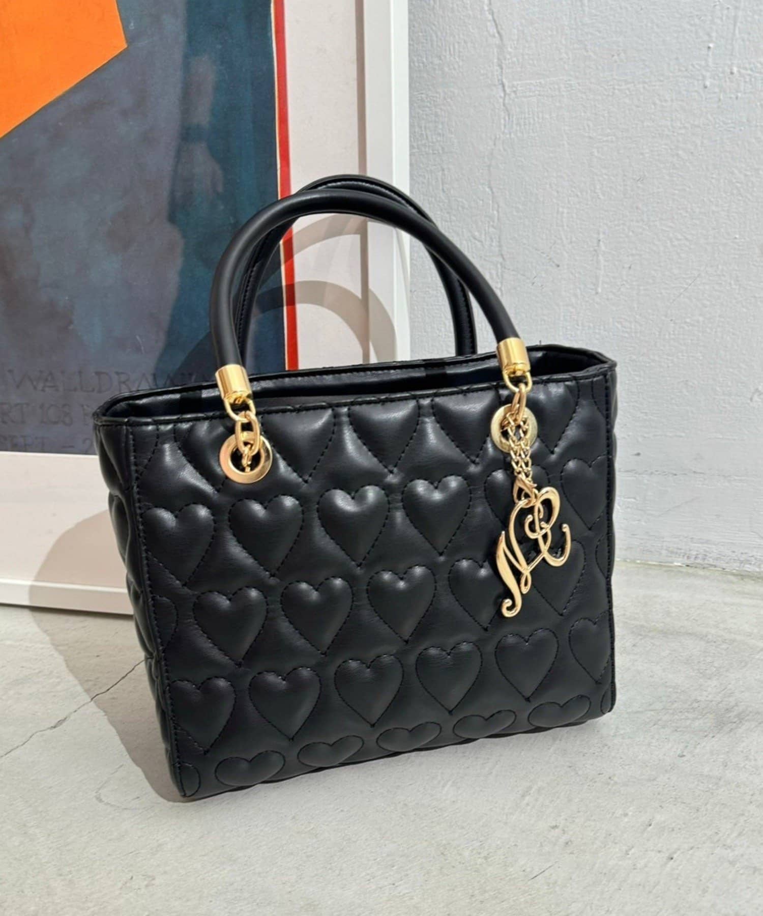 NICE CLAUP / OLIVE des OLIVE OUTLET(ナイスクラップ  / オリーブ デ オリーブ アウトレット) 【one after another】ビッグハートキルトトート