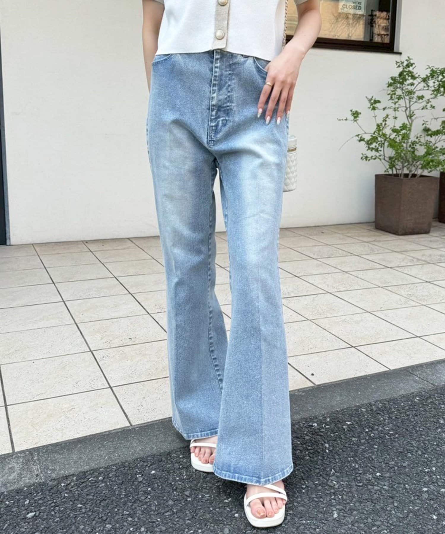NICE CLAUP / OLIVE des OLIVE OUTLET(ナイスクラップ  / オリーブ デ オリーブ アウトレット) 【one after another】美脚デニム