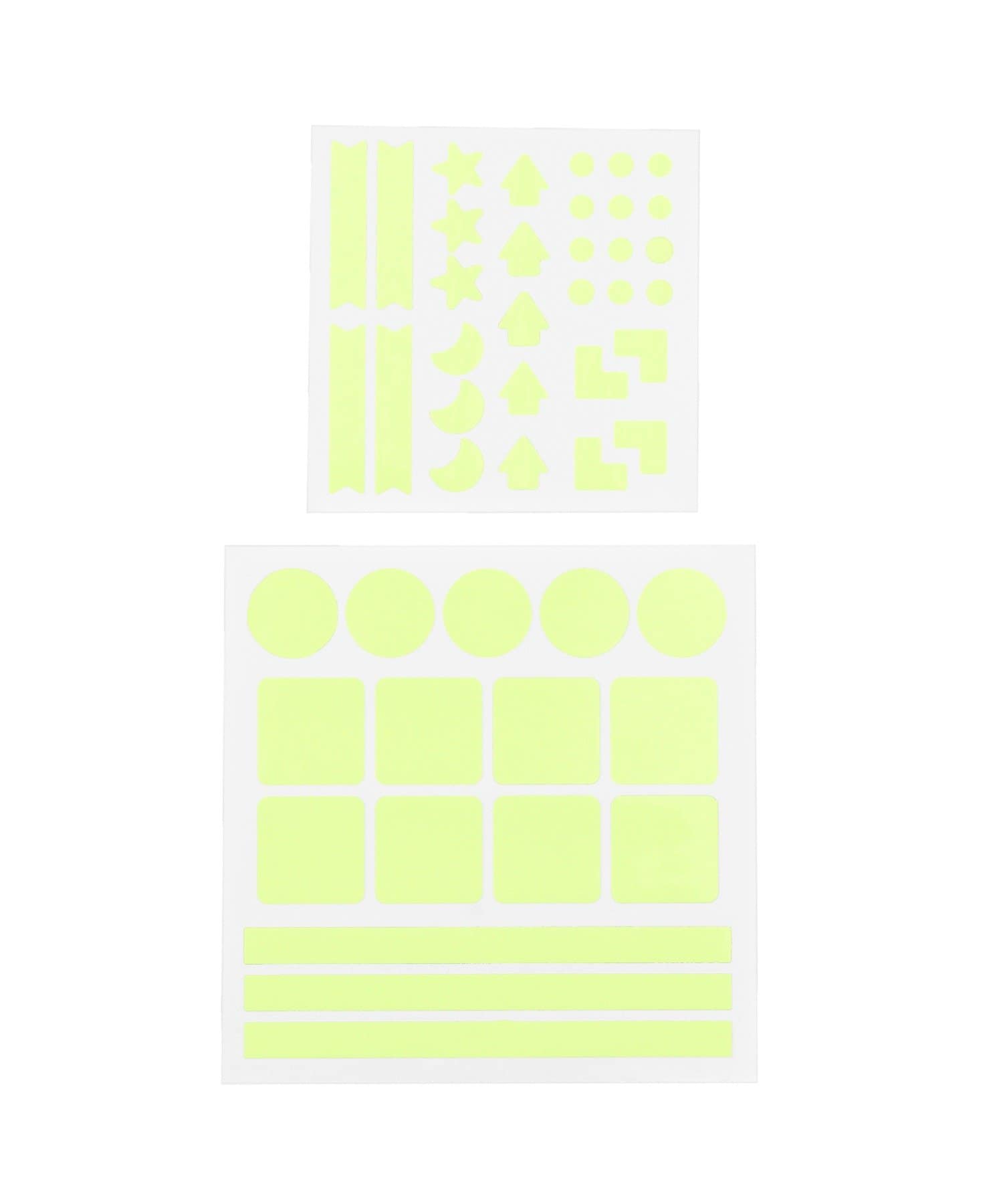 3COINS(スリーコインズ) 蓄光シール 2枚SET／SOBANI