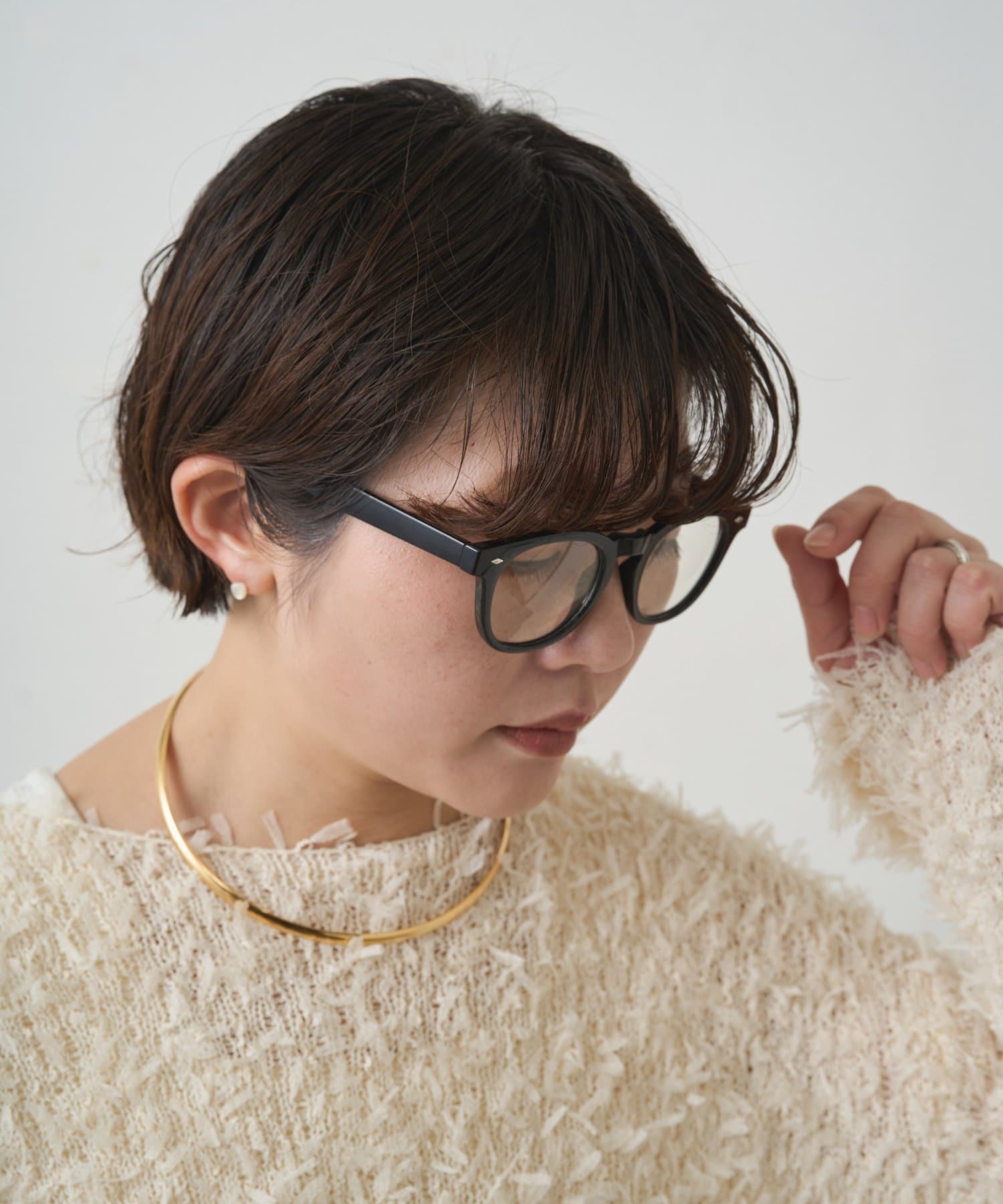 PUAL CE CIN(ピュアルセシン) ウェリントン型ＵＶカット調光サングラス