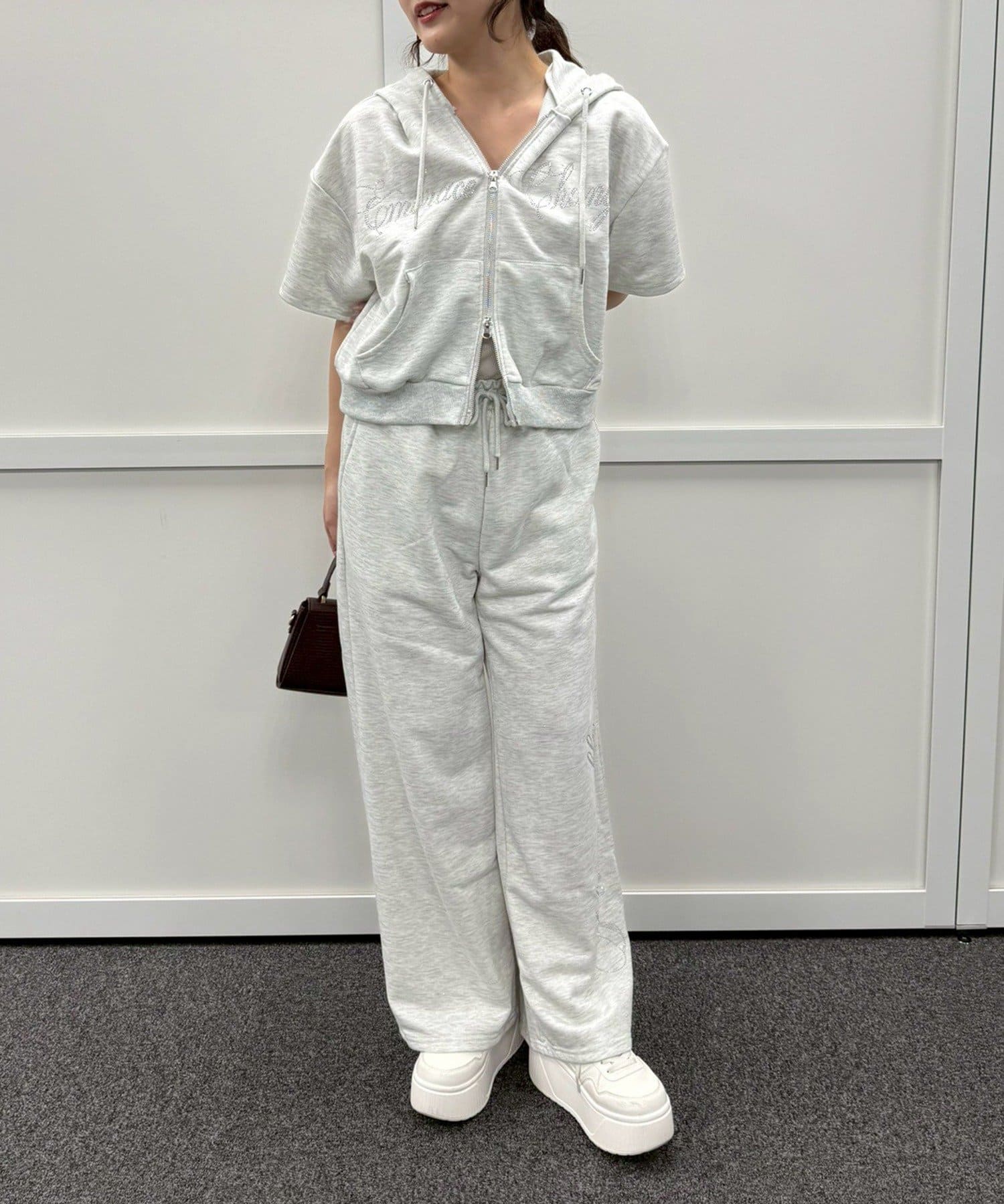 NICE CLAUP / OLIVE des OLIVE OUTLET(ナイスクラップ  / オリーブ デ オリーブ アウトレット) 【ANOTHER BRANCH】キラキラパーカー空港セットアップ