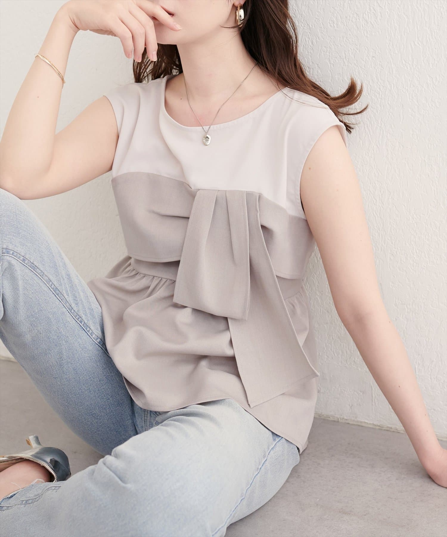 natural couture(ナチュラルクチュール) ビスチェドッキングトップス